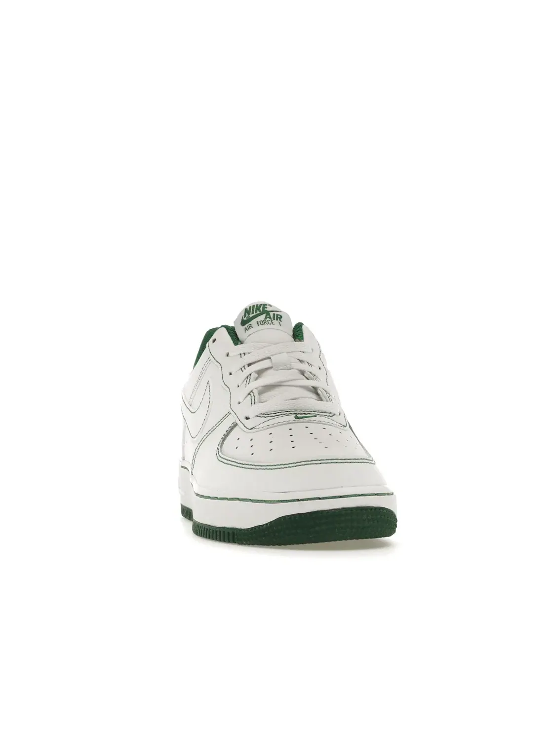 Детские кроссовки Lifestyle Nike Air Force 1 Low — изображение 2 из 4, белый/белый-зеленый