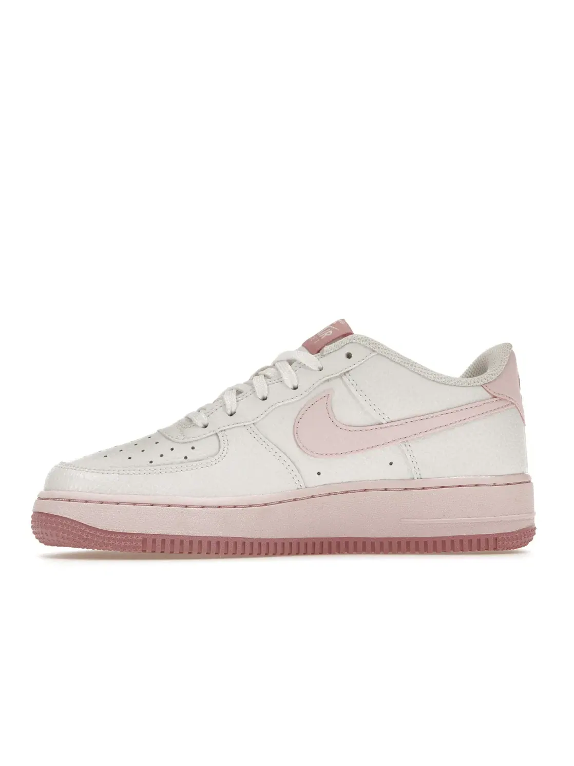 Детские кроссовки Lifestyle с амортизацией Nike Air Force 1 Low — изображение 3 из 4, белый/розовый