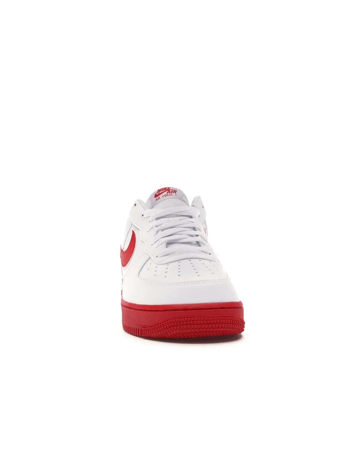 Мужские кроссовки с перфорированным верхом Nike Air Force 1 Low — изображение 2 из 4, белый/красный-белый