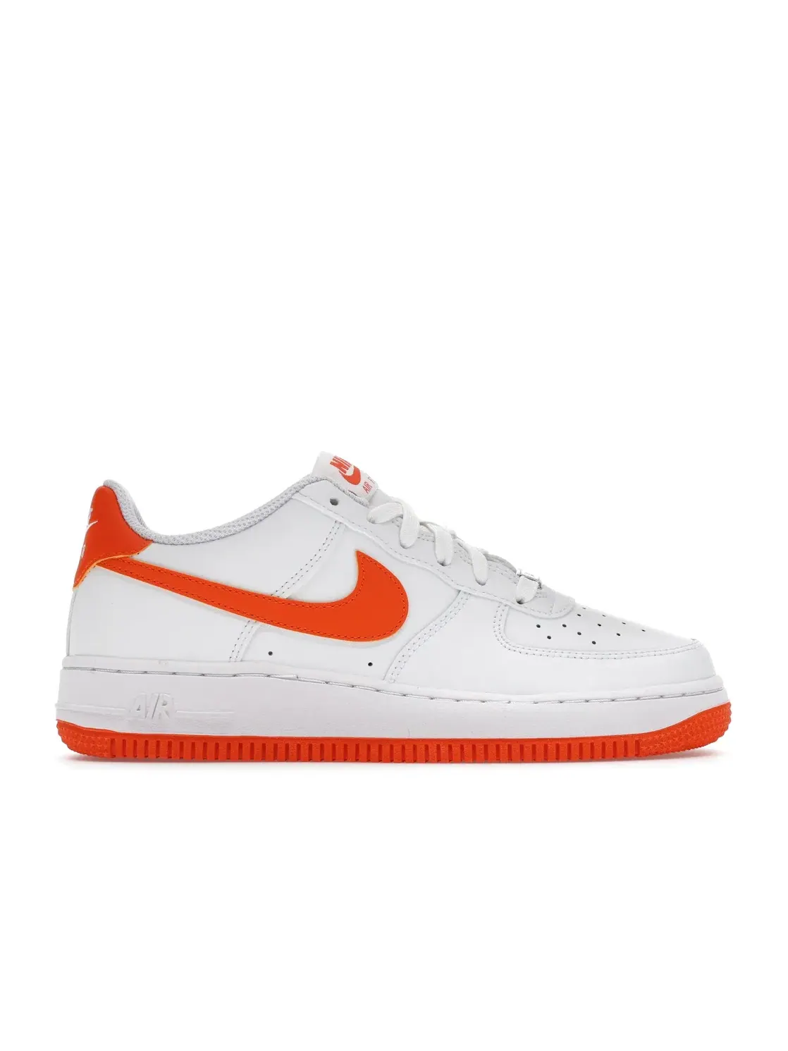 Детские кроссовки Lifestyle Nike Air Force 1 Low — изображение 1 из 4, белый белый оранжевый