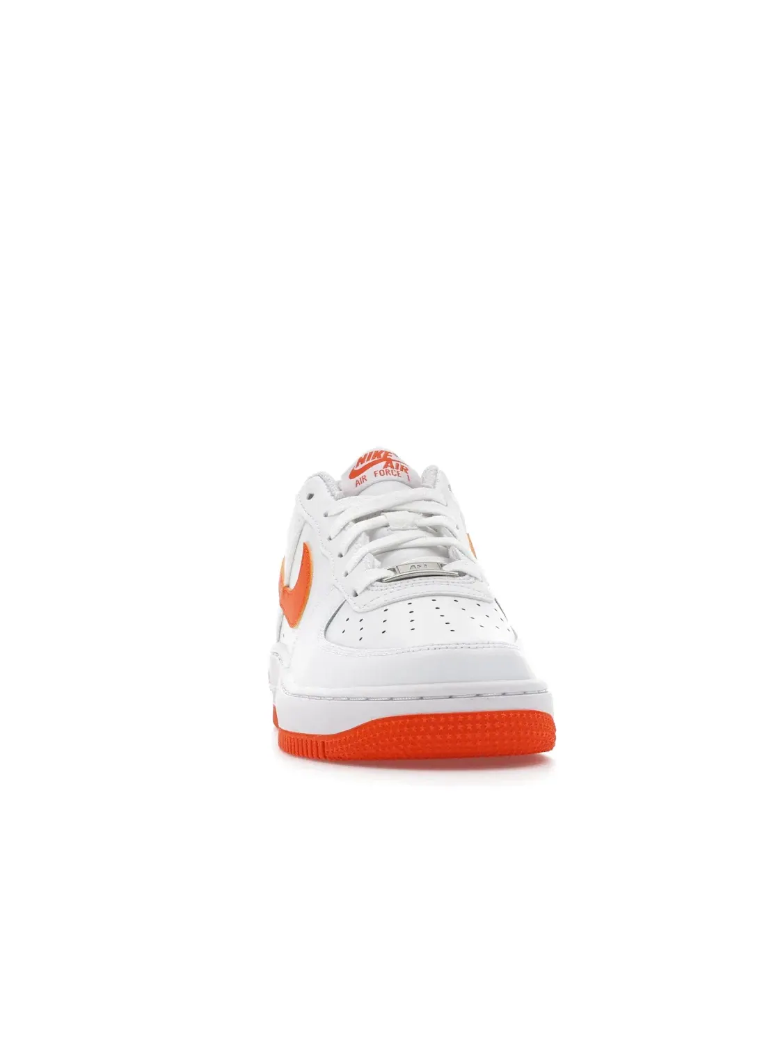 Детские кроссовки Lifestyle Nike Air Force 1 Low — изображение 2 из 4, белый белый оранжевый