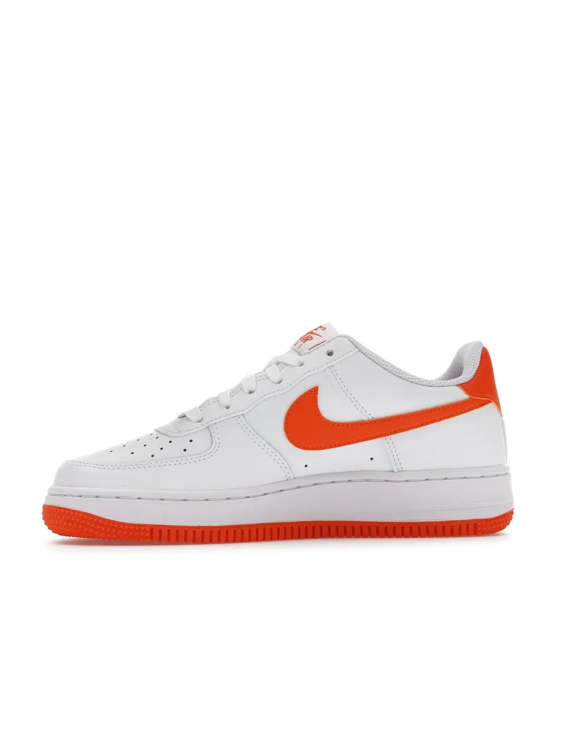 Детские кроссовки Lifestyle Nike Air Force 1 Low — изображение 3 из 4, белый белый оранжевый