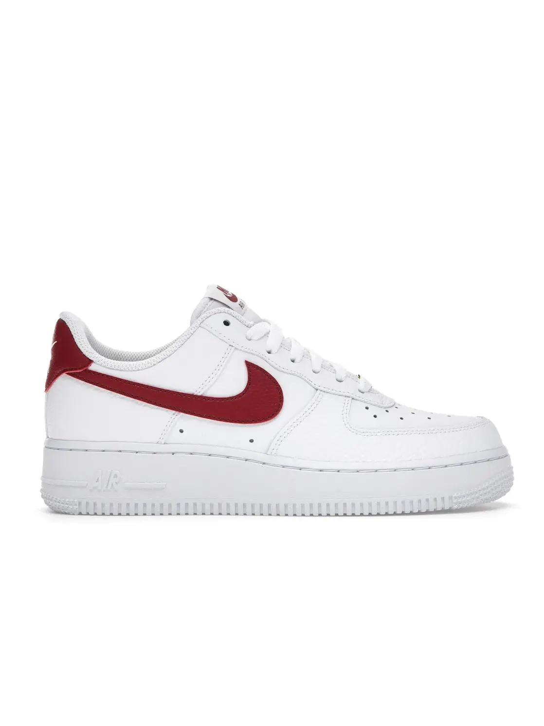 Мужские кроссовки кожаные Nike Air Force 1 Low — изображение 1 из 4, белый/красный