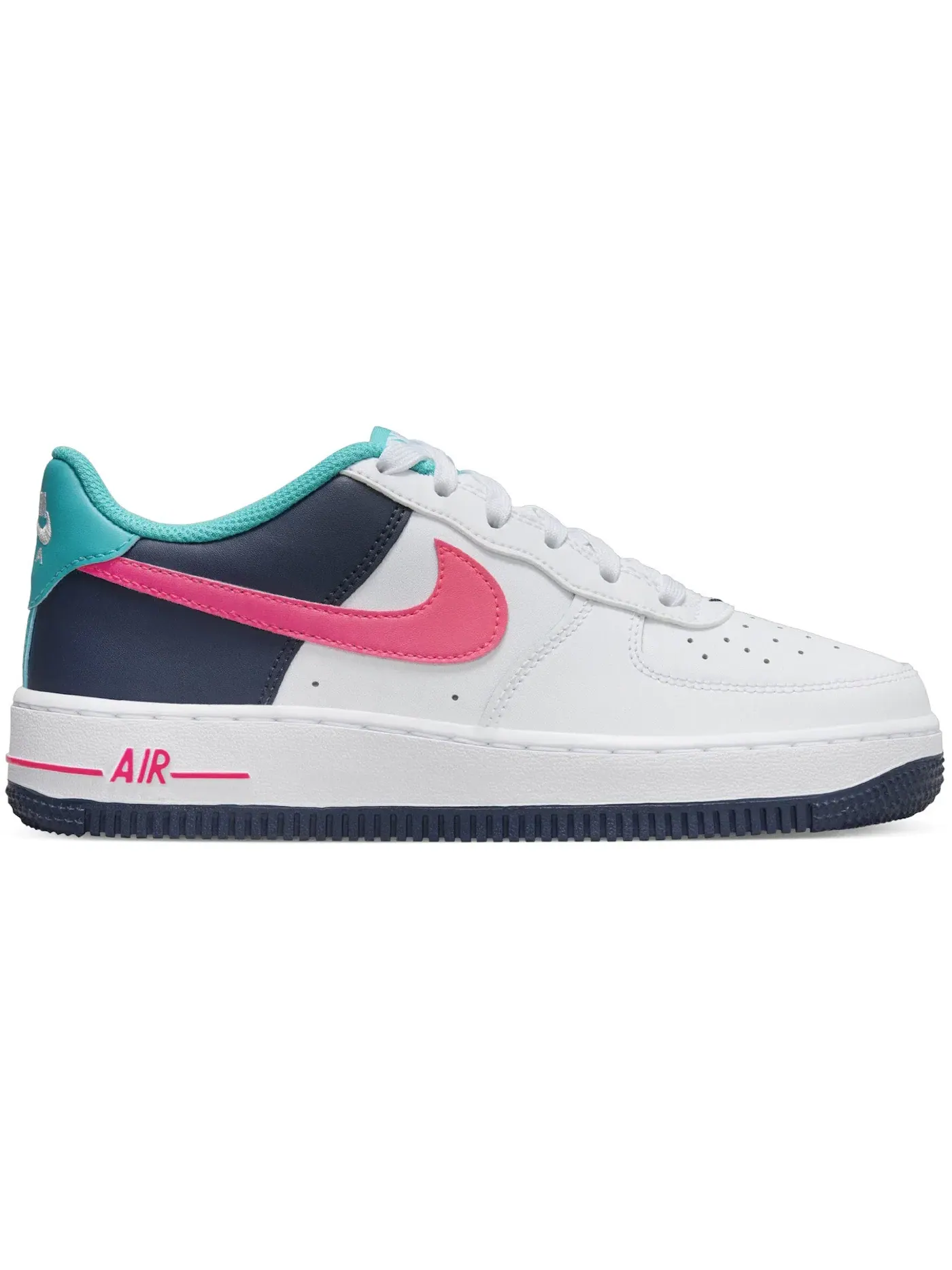 Детские кроссовки Lifestyle Nike Air Force 1 Low — изображение 1 из 1, белый/синий//розовый