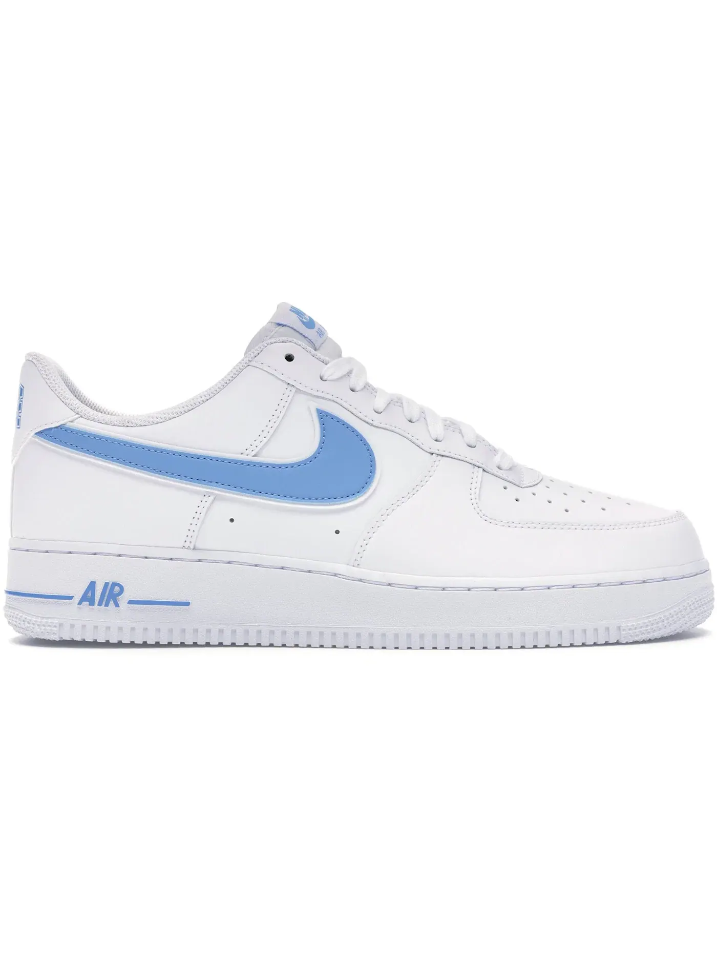Мужские кроссовки с кожаным верхом Nike Air Force 1 Low — изображение 1 из 1, белый/синий