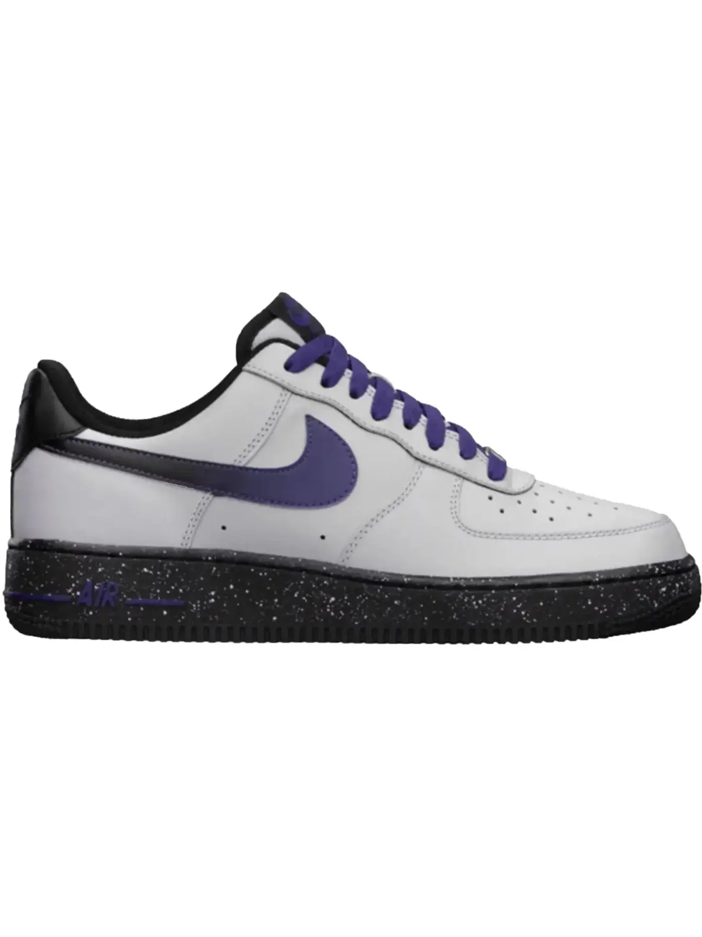 Мужские кроссовки Lifestyle Nike Air Force 1 Low — изображение 1 из 1, серый/фиолетовый