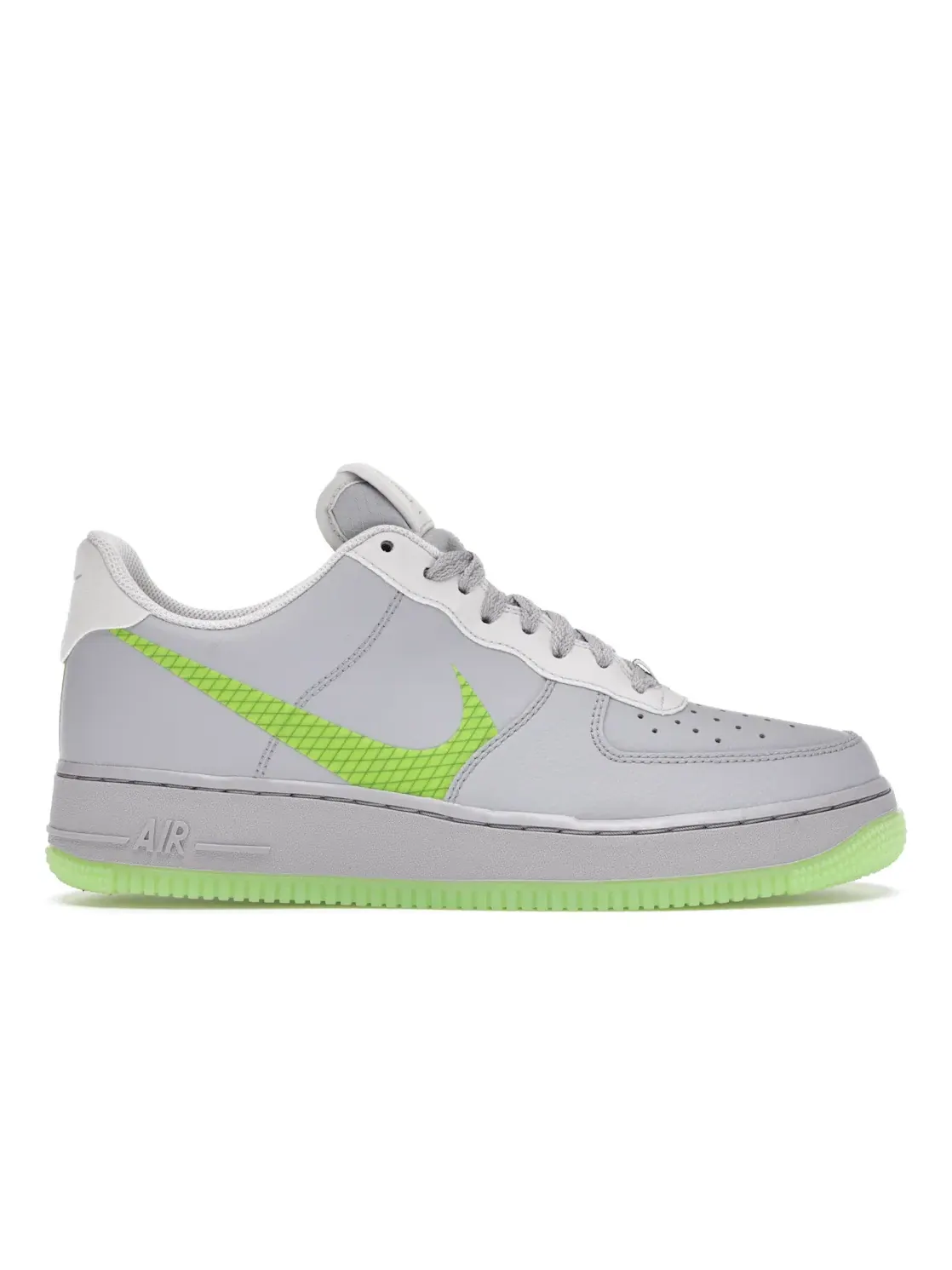 Мужские кроссовки Lifestyle Nike Air Force 1 Low — изображение 1 из 4, серый/зеленый--черный