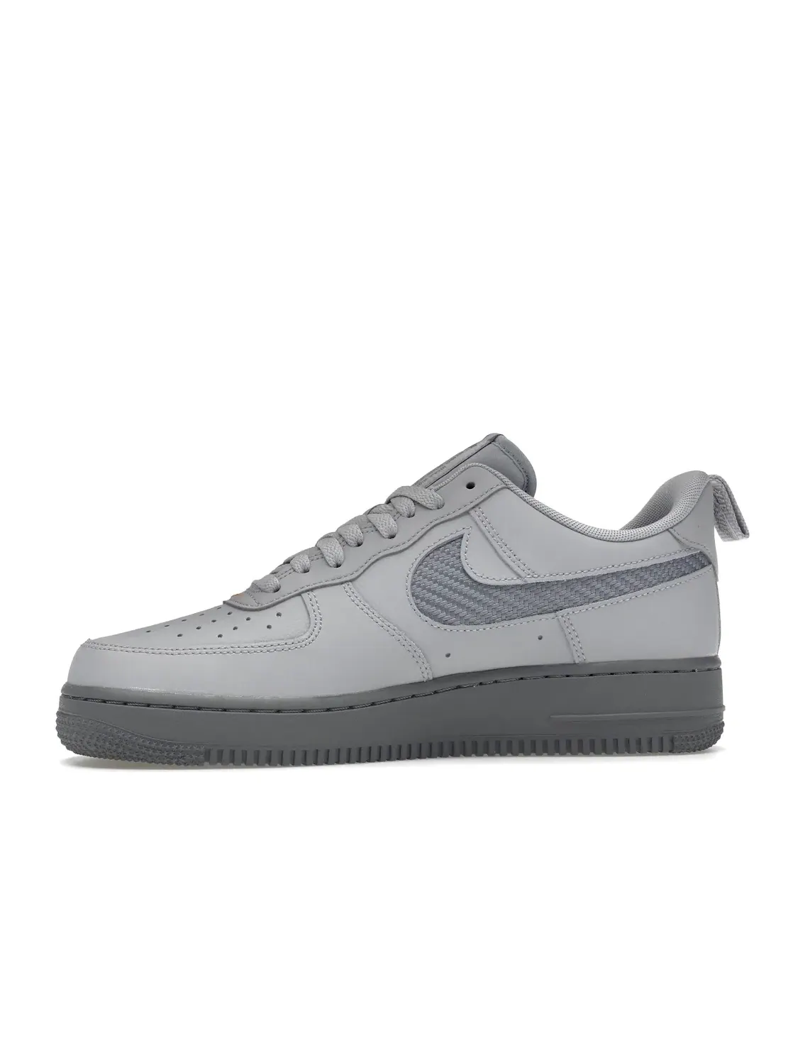 Мужские кроссовки с кожаным верхом Nike Air Force 1 Low — изображение 3 из 4, серый/серый//белый