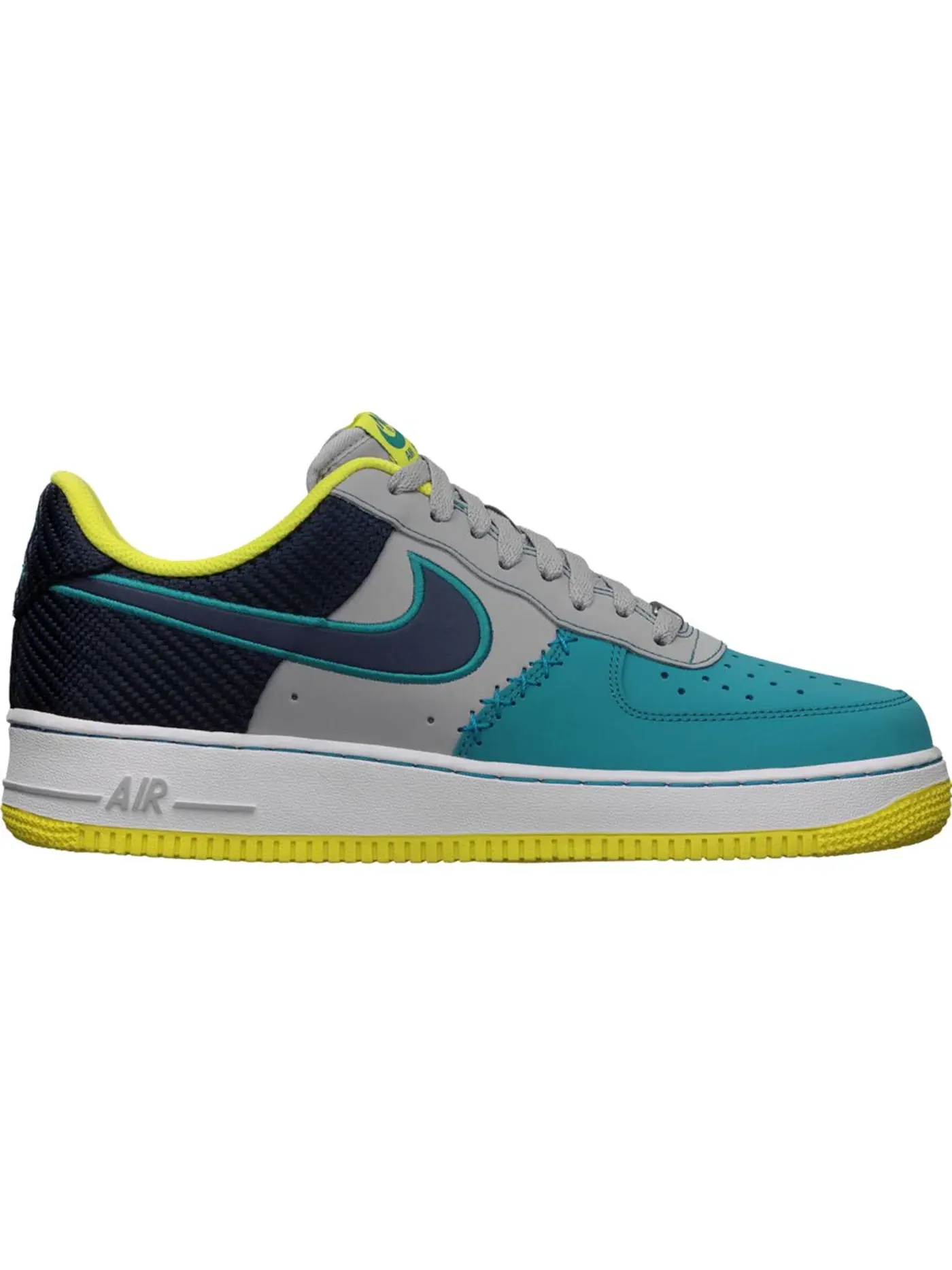 Мужские кроссовки Lifestyle Nike Air Force 1 Low — изображение 1 из 1, серый/темно-синий