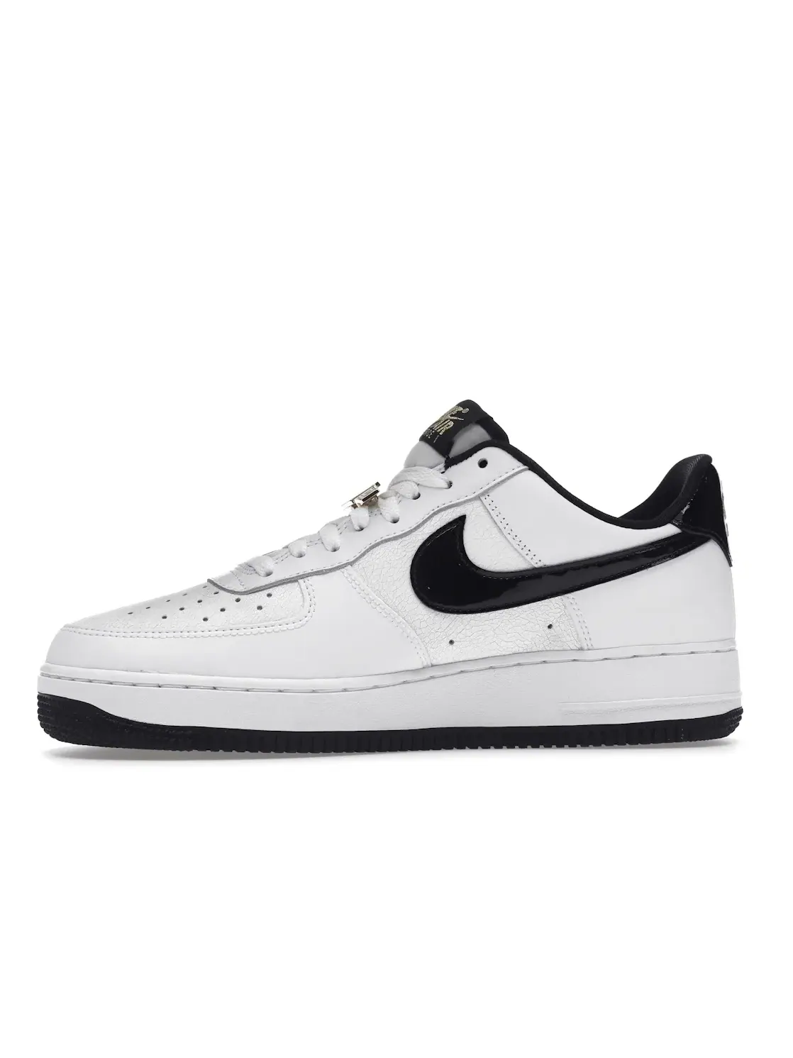 Мужские кроссовки кожаные Nike Air Force 1 Low World Champ — изображение 3 из 4, белый/черный/золотистый