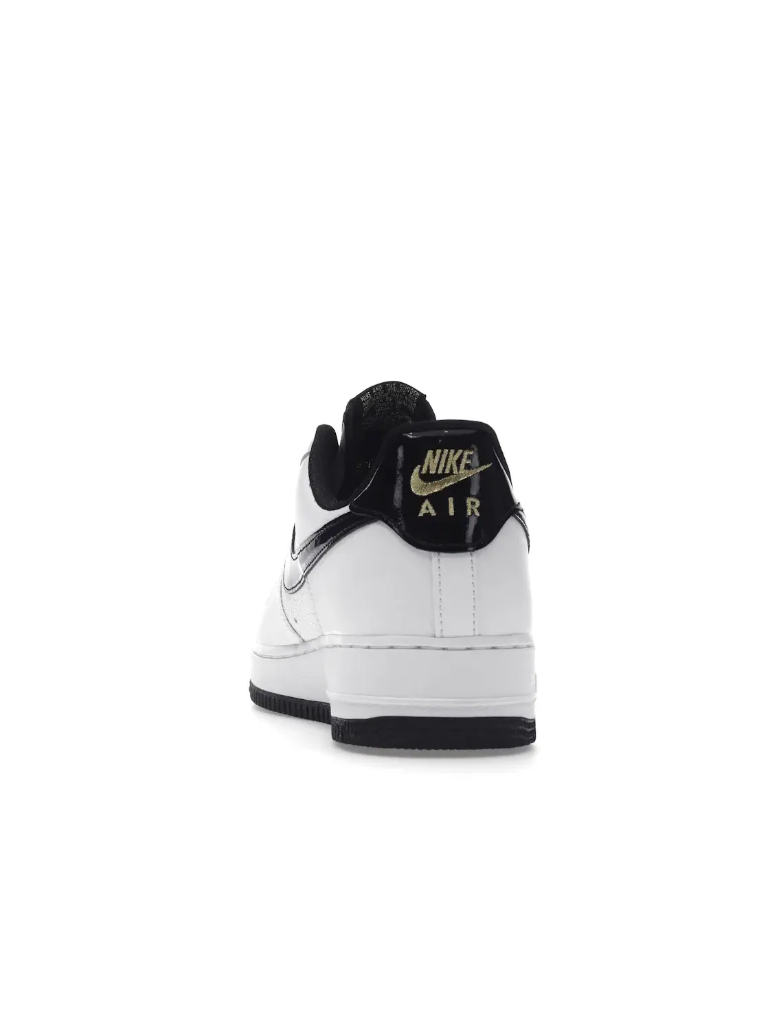 Мужские кроссовки кожаные Nike Air Force 1 Low World Champ — изображение 4 из 4, белый/черный/золотистый