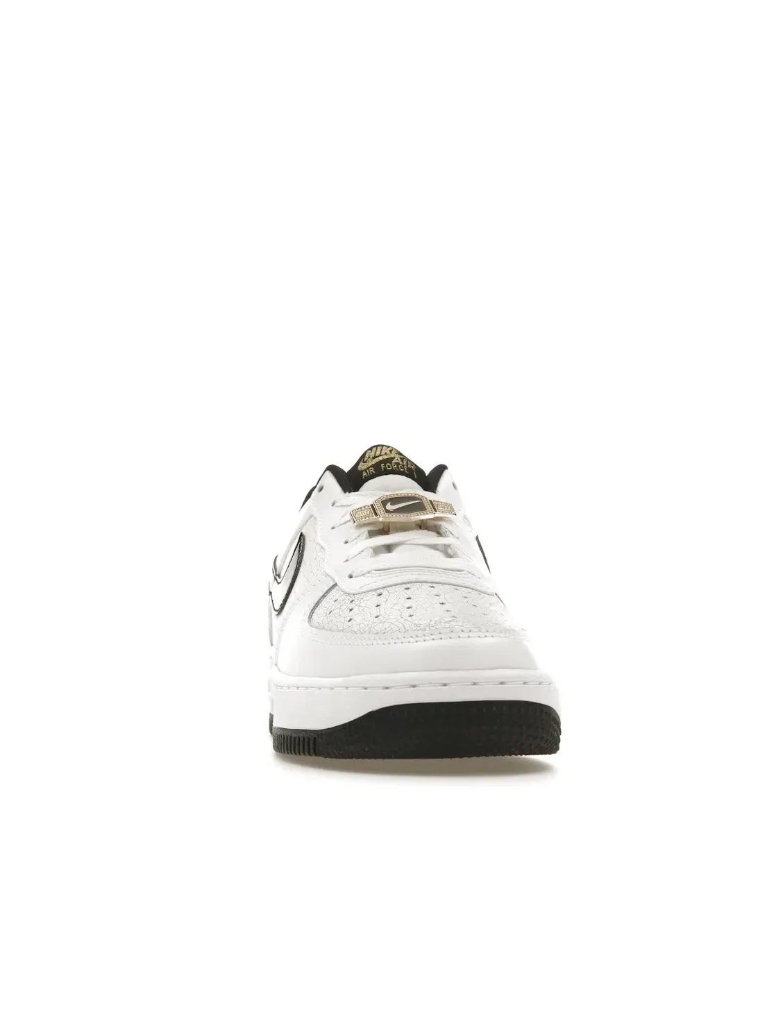 Детские кроссовки Lifestyle Nike Air Force 1 Low World Champion (GS) — изображение 2 из 4, белый/черный/золотистый