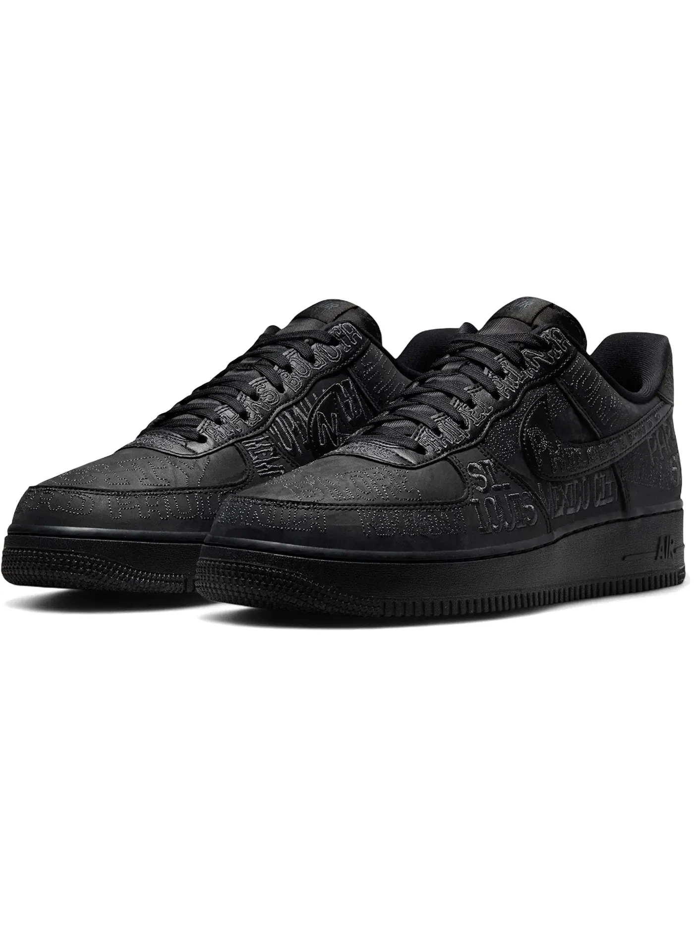 Мужские кроссовки Lifestyle Nike Air Force 1 Low — изображение 1 из 2, черный/черный
