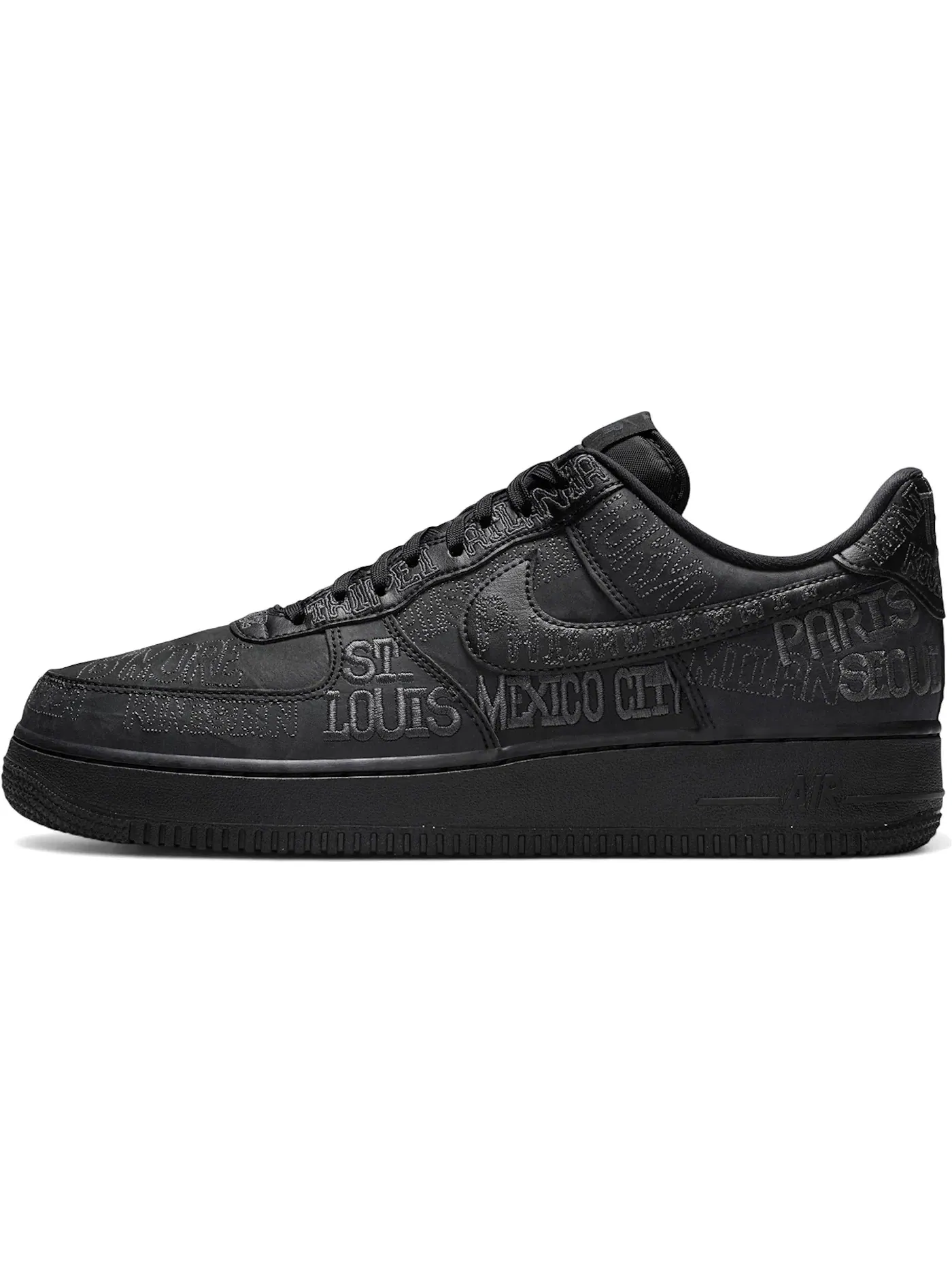 Мужские кроссовки Lifestyle Nike Air Force 1 Low — изображение 2 из 2, черный/черный