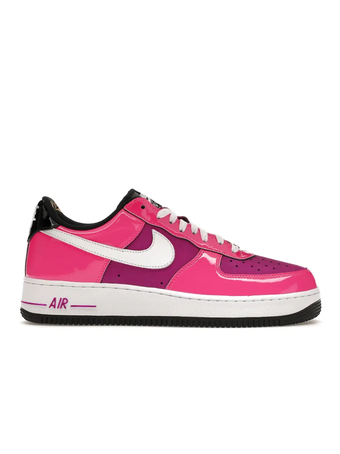 Мужские кроссовки с ярким дизайном Nike Air Force 1 Low — изображение 1 из 4, белый-фиолетовый