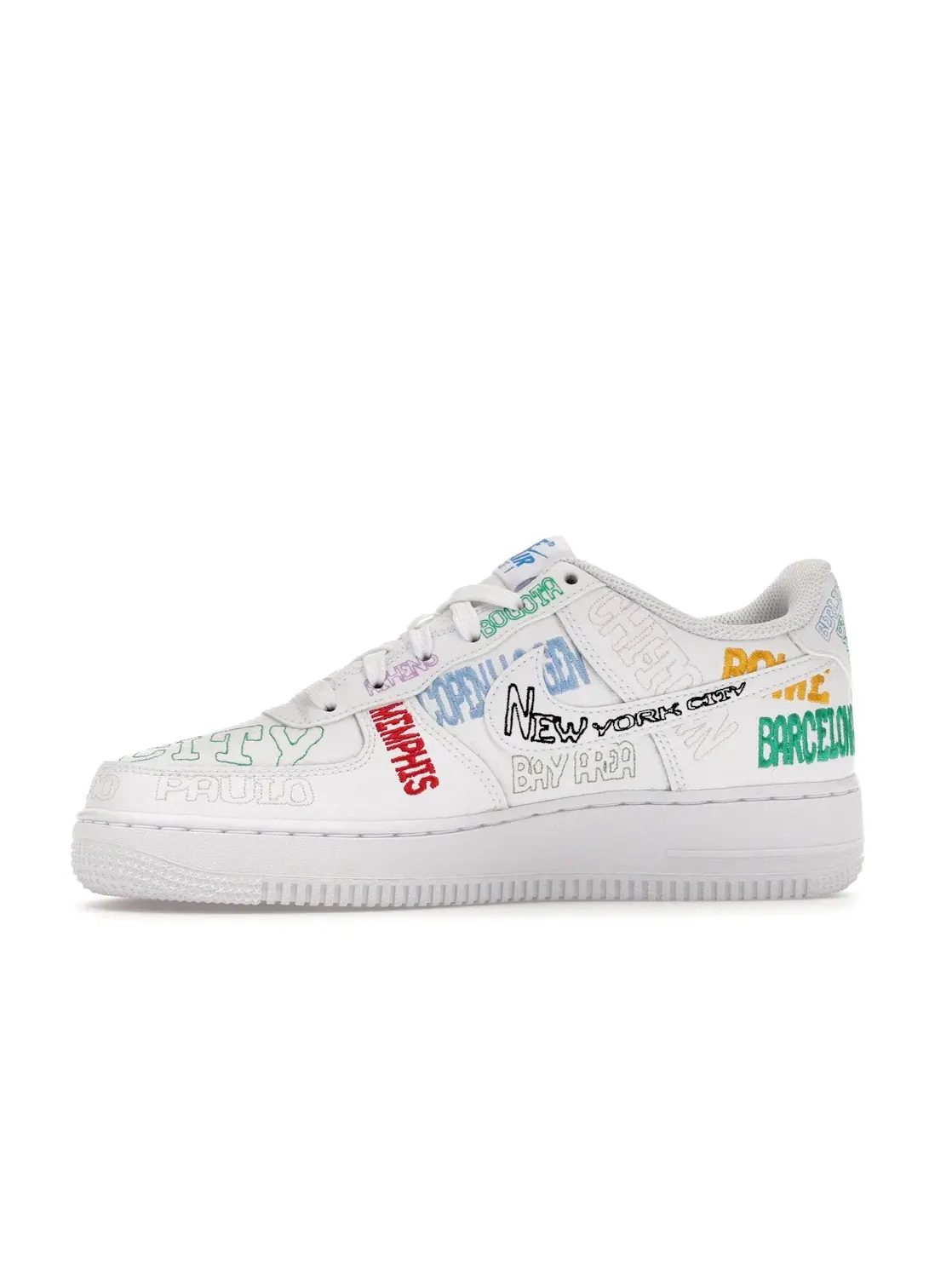 Детские кроссовки Lifestyle Nike Air Force 1 Low — изображение 3 из 4, белый/белый