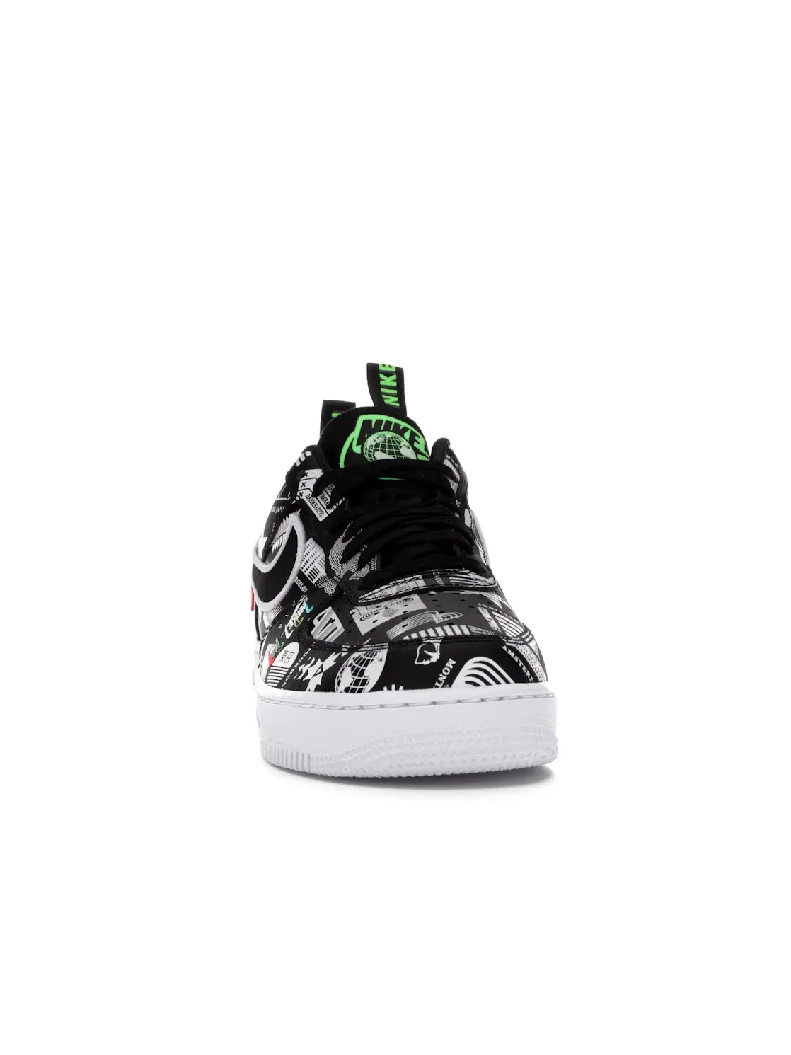 Мужские кроссовки Lifestyle с принтом Nike Air Force 1 Low — изображение 2 из 4, черный/белый