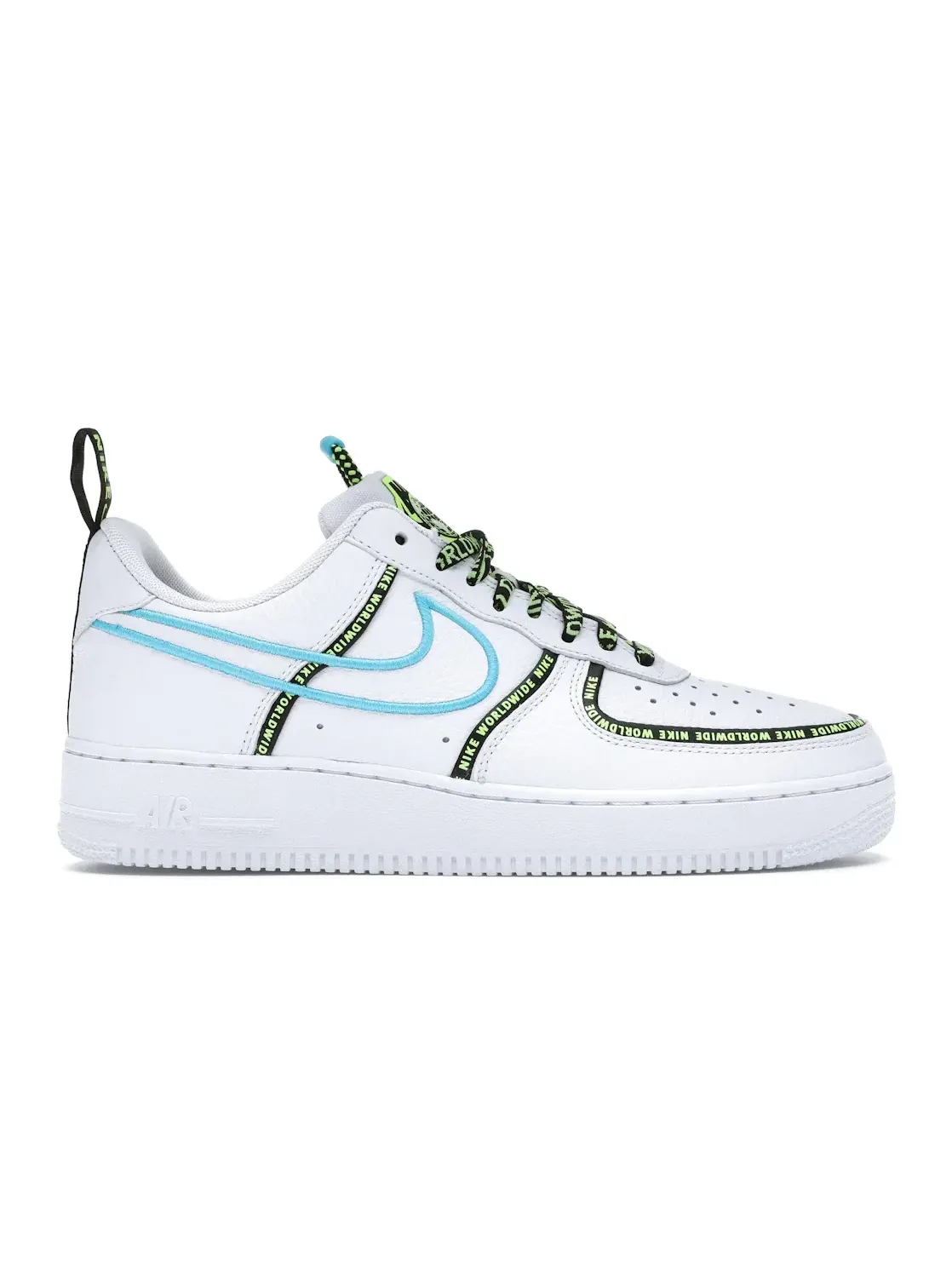 Мужские кроссовки Lifestyle Nike Nike Air Force 1 Low — изображение 1 из 4, белый/синий-черный-белый