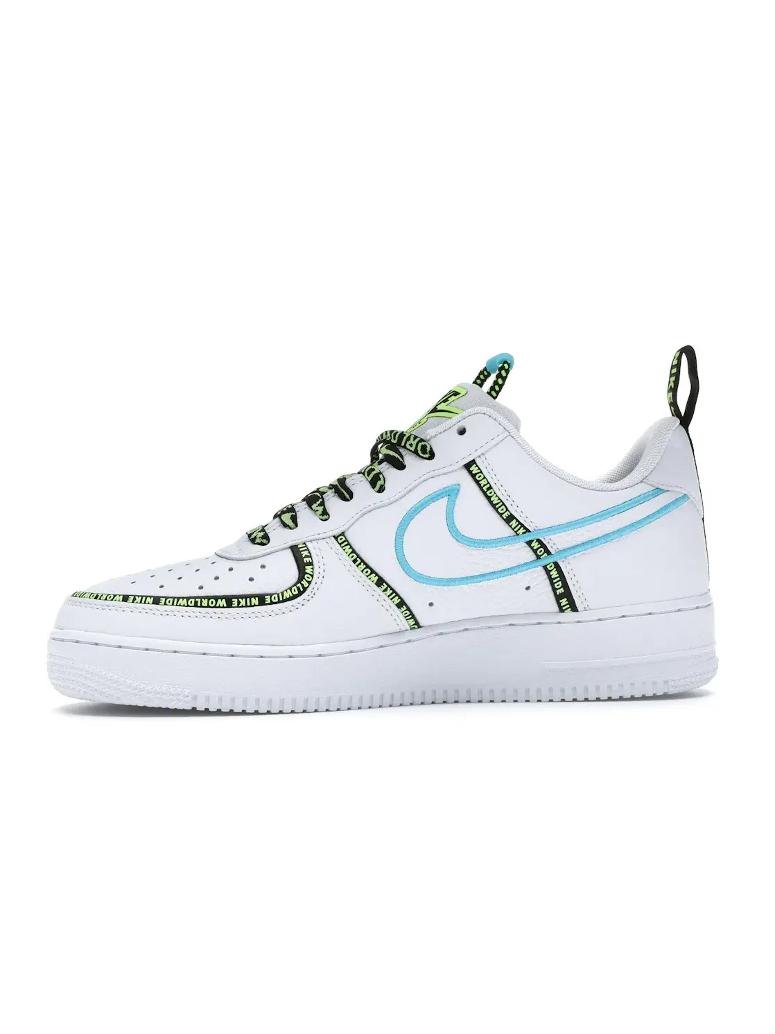 Мужские кроссовки Lifestyle Nike Nike Air Force 1 Low — изображение 3 из 4, белый/синий-черный-белый