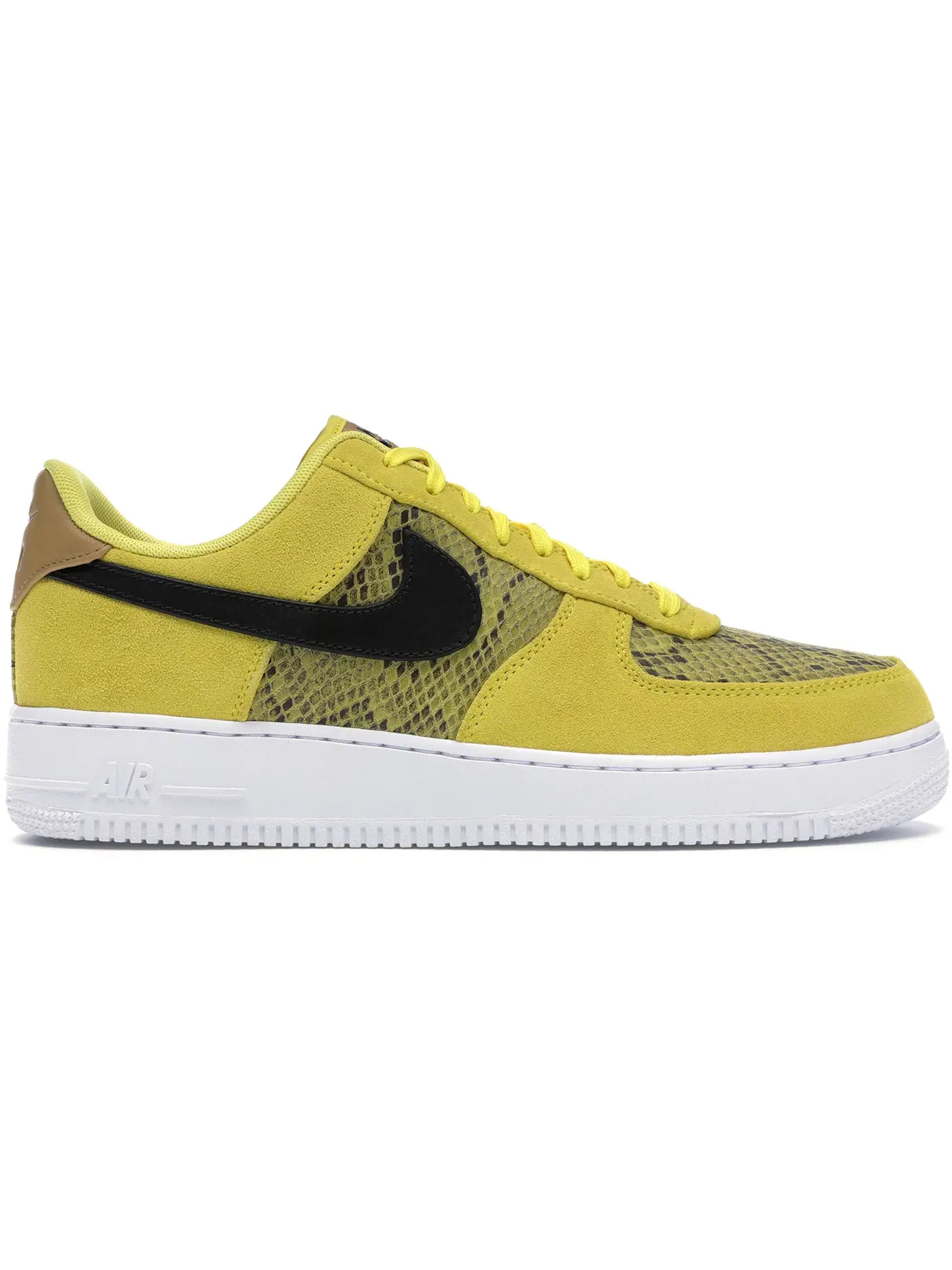 Мужские кроссовки Lifestyle Nike Air Force 1 Low — изображение 1 из 1, желтый/черный-белый