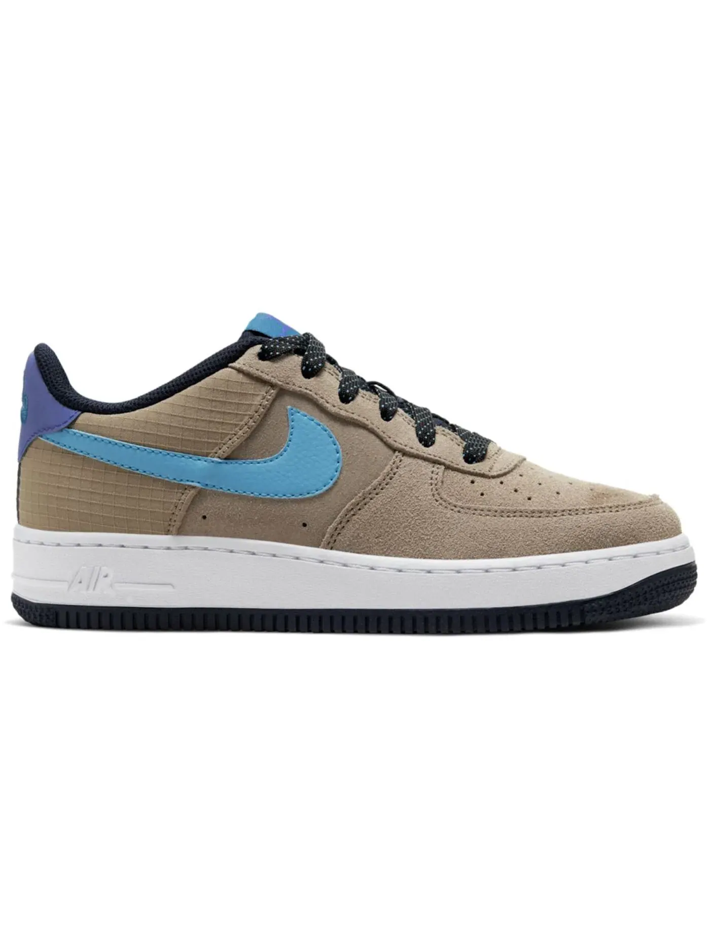 Детские кроссовки Lifestyle Nike Air Force 1 LV8 2 — изображение 1 из 1, хаки/фиолетовый-синий