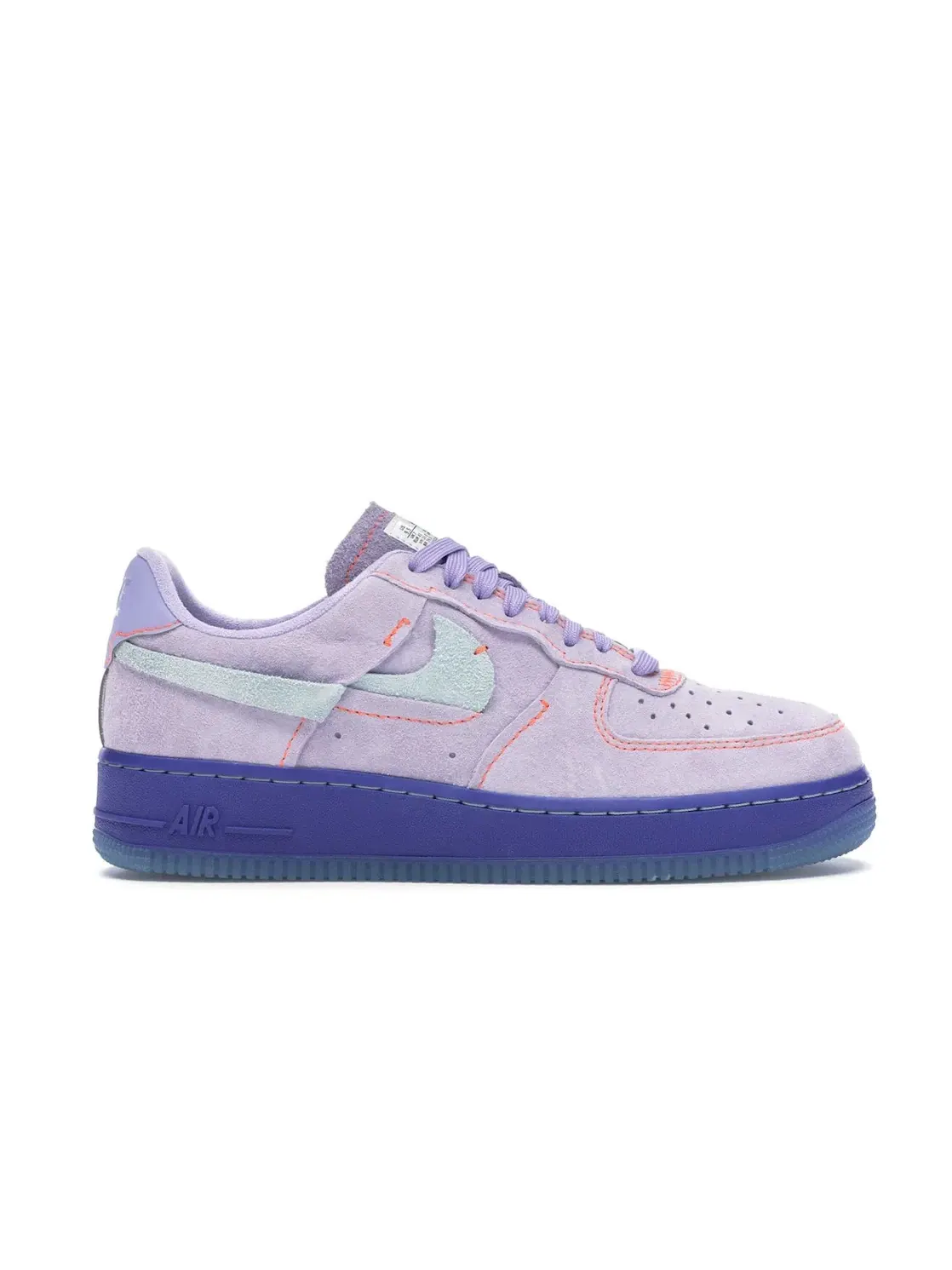 Женские кроссовки Lifestyle с верхом из нубука Nike Air Force 1 LX — изображение 1 из 4, фиолетовый/-фиолетовый