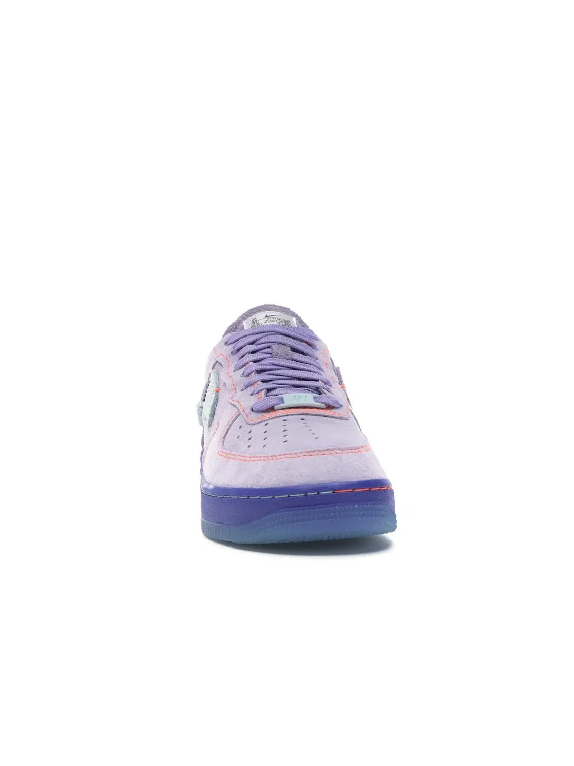 Женские кроссовки Lifestyle с верхом из нубука Nike Air Force 1 LX — изображение 2 из 4, фиолетовый/-фиолетовый