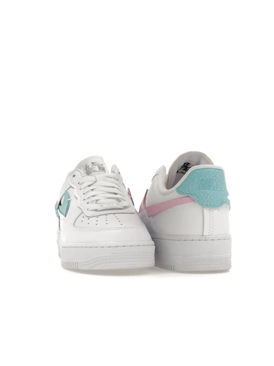 Женские кроссовки Nike Air Force 1 LXX — изображение 2 из 4, белый/розовый-голубой