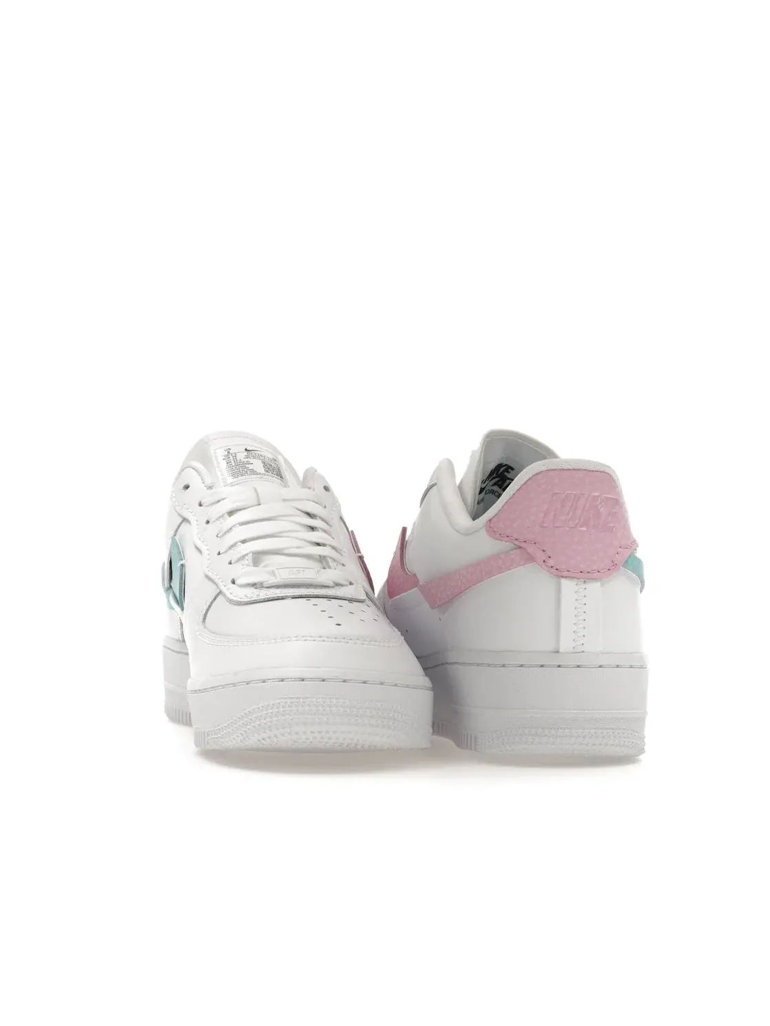 Женские кроссовки Nike Air Force 1 LXX — изображение 4 из 4, белый/розовый-голубой