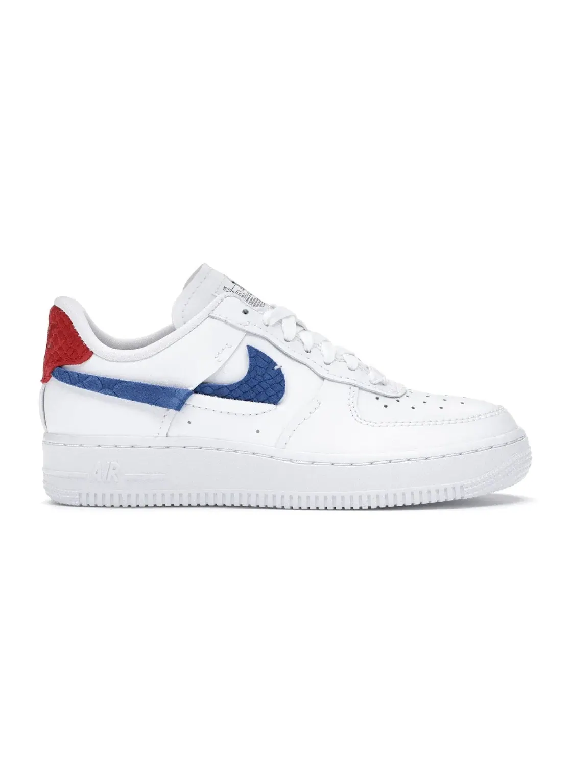 Женские кроссовки с длинным шнурованием Nike Air Force 1 LXX — изображение 1 из 4, белый/красный