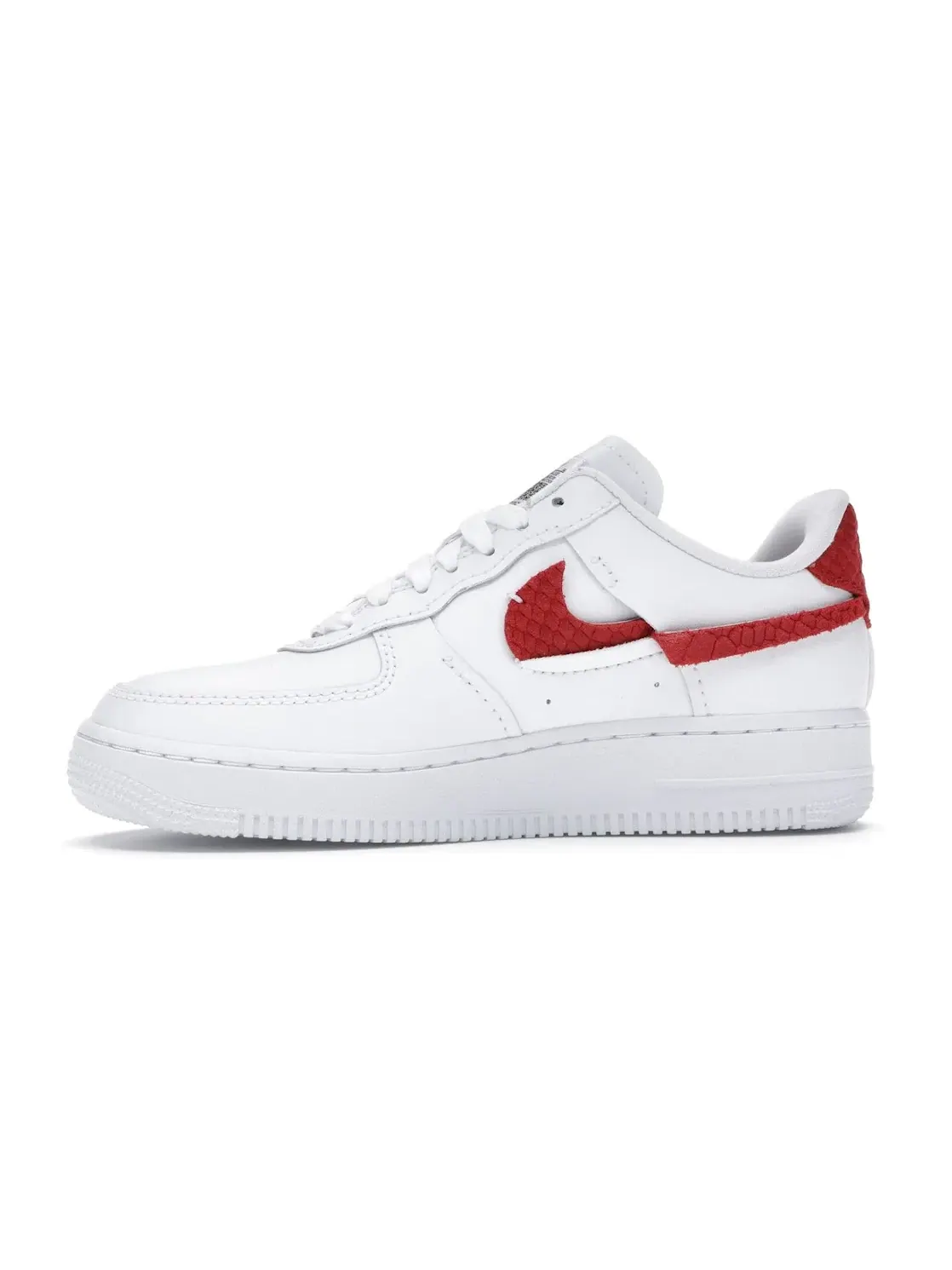 Женские кроссовки с длинным шнурованием Nike Air Force 1 LXX — изображение 3 из 4, белый/красный