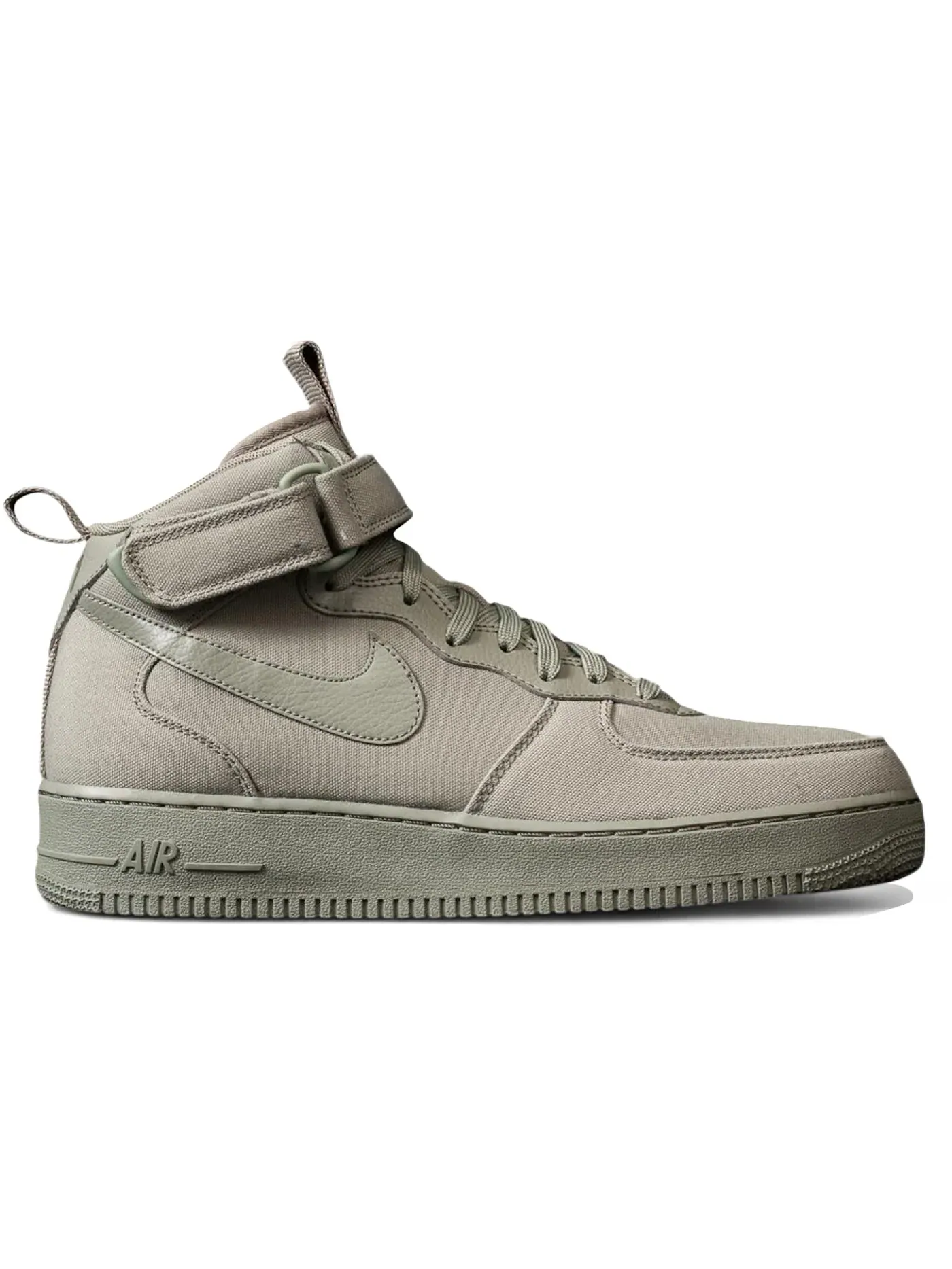 Мужские кроссовки с верхом из холста Nike Air Force 1 Mid '07 Canvas, Dark Stucco/Dark Stucco/Twilight Marsh