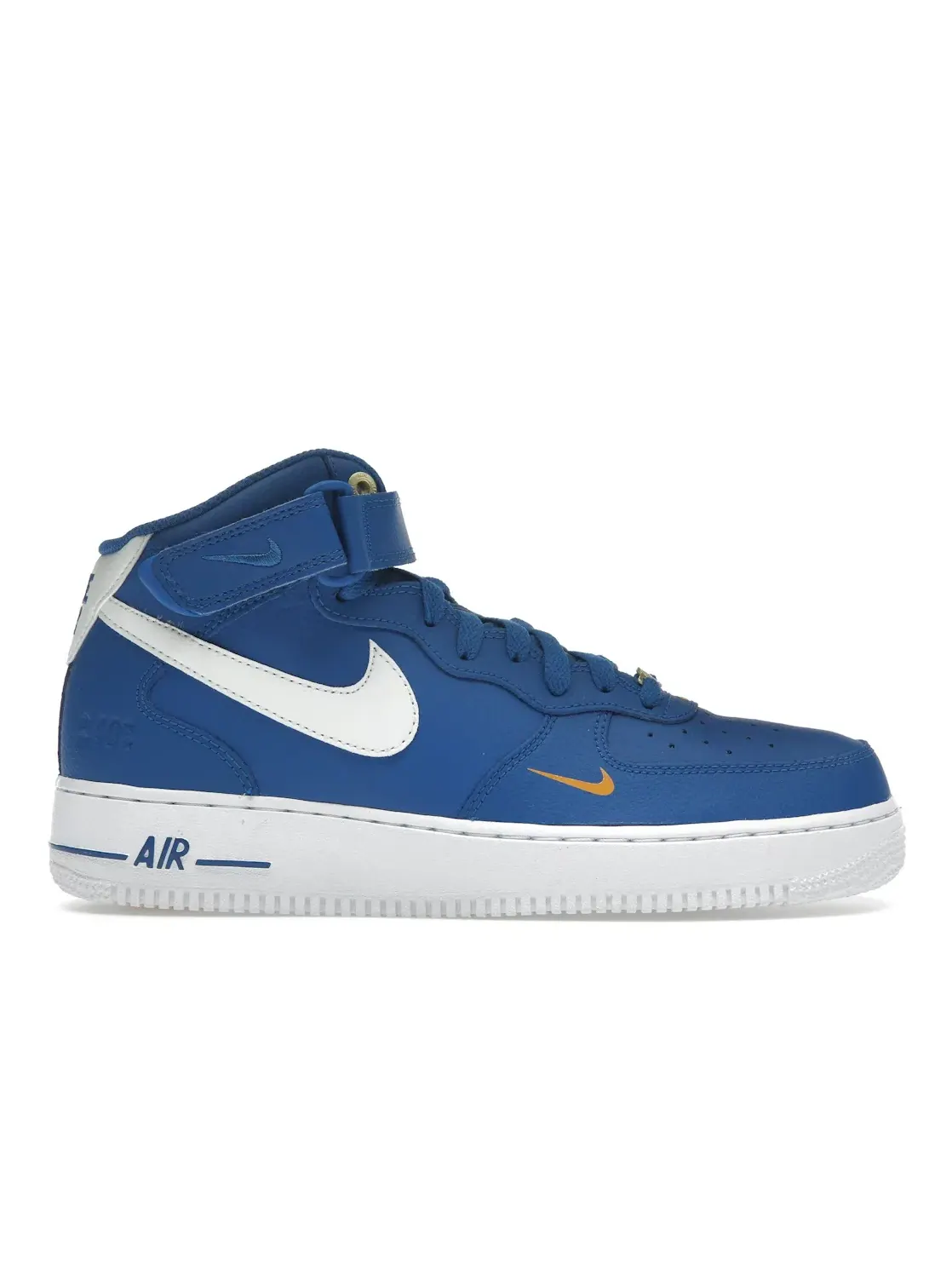 Мужские кроссовки Lifestyle Nike Air Force 1 Mid '07 LV8 — изображение 1 из 4, синий желтый белый