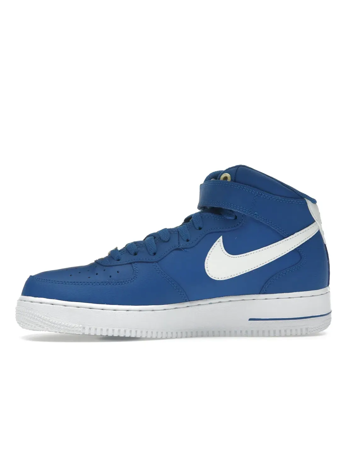 Мужские кроссовки Lifestyle Nike Air Force 1 Mid '07 LV8 — изображение 3 из 4, синий желтый белый