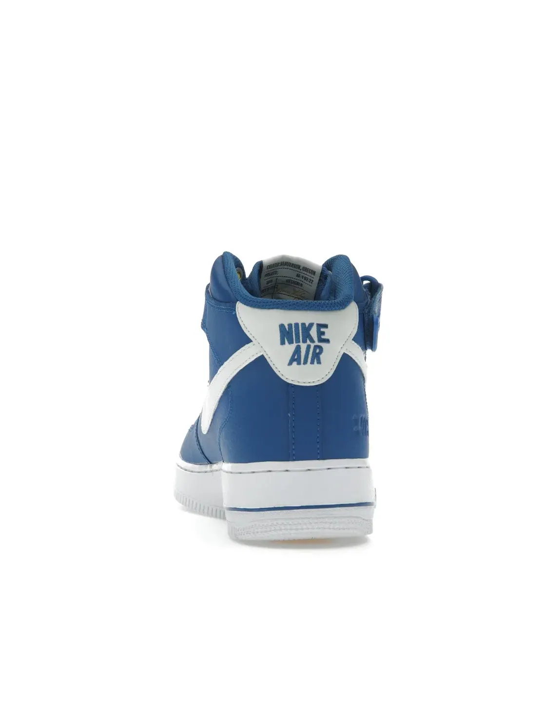 Мужские кроссовки Lifestyle Nike Air Force 1 Mid '07 LV8 — изображение 4 из 4, синий желтый белый