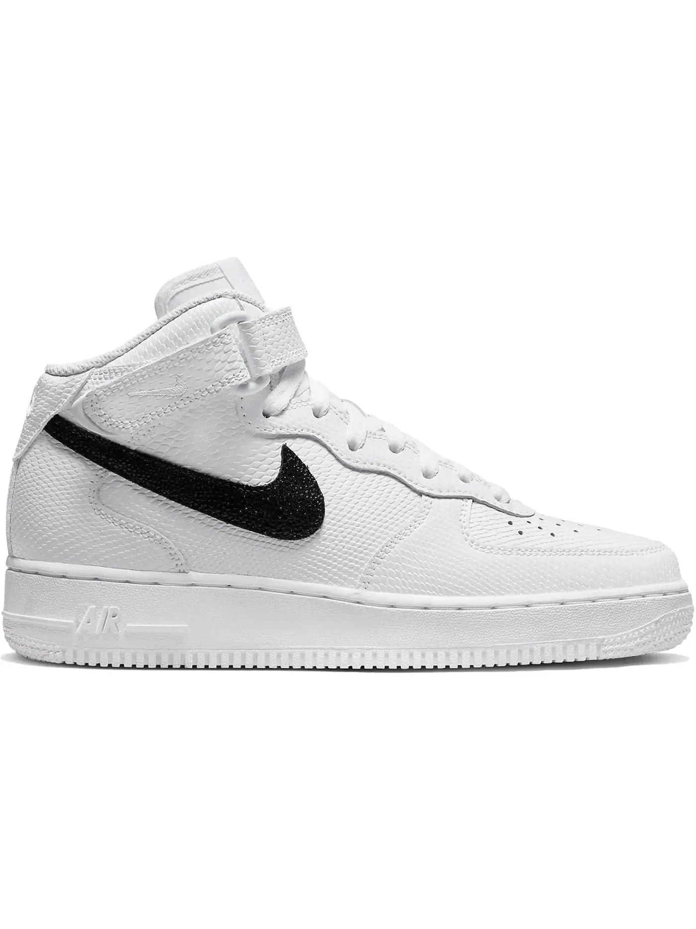 Женские кроссовки с принтом Nike Air Force 1 Mid '07 Nike — изображение 1 из 1, белый/черный