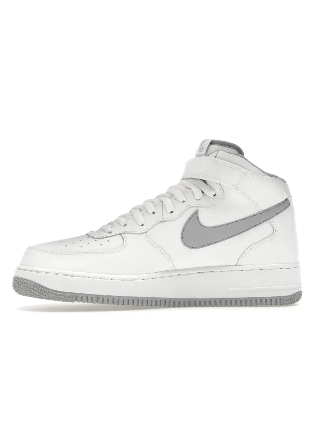 Мужские кроссовки Lifestyle Nike Air Force 1 Mid '07 — изображение 3 из 4, белый/белый/серый