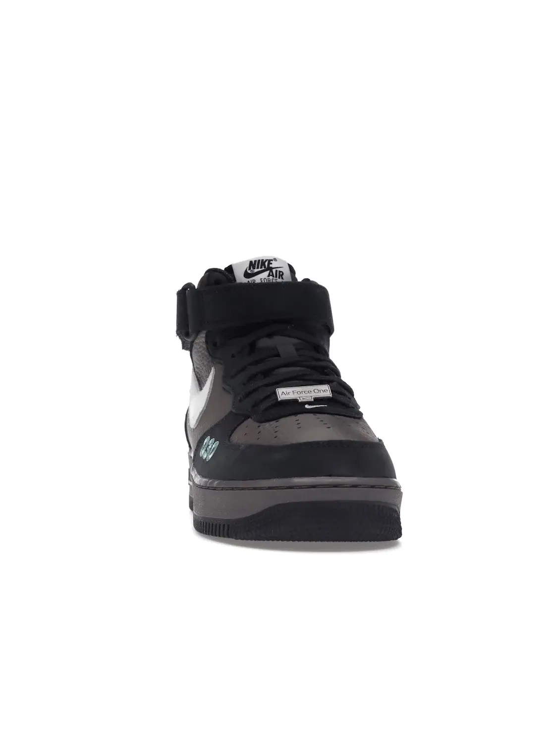 Мужские кроссовки Lifestyle Nike Air Force 1 Mid NH 2 — изображение 2 из 4, белый-черный