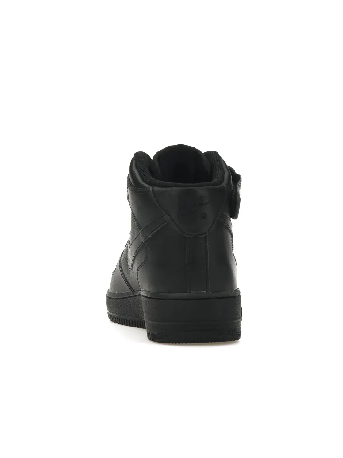 Детские кроссовки Lifestyle с высоким берцем Nike Air Force 1 Mid — изображение 4 из 4, черный/черный