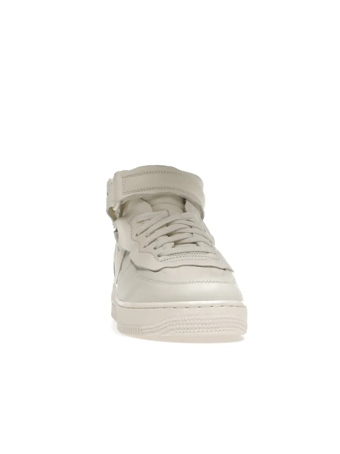 Мужские кроссовки с деконструированным дизайном Nike Air Force 1 Mid Comme des Garcons — изображение 2 из 4, белый/белый