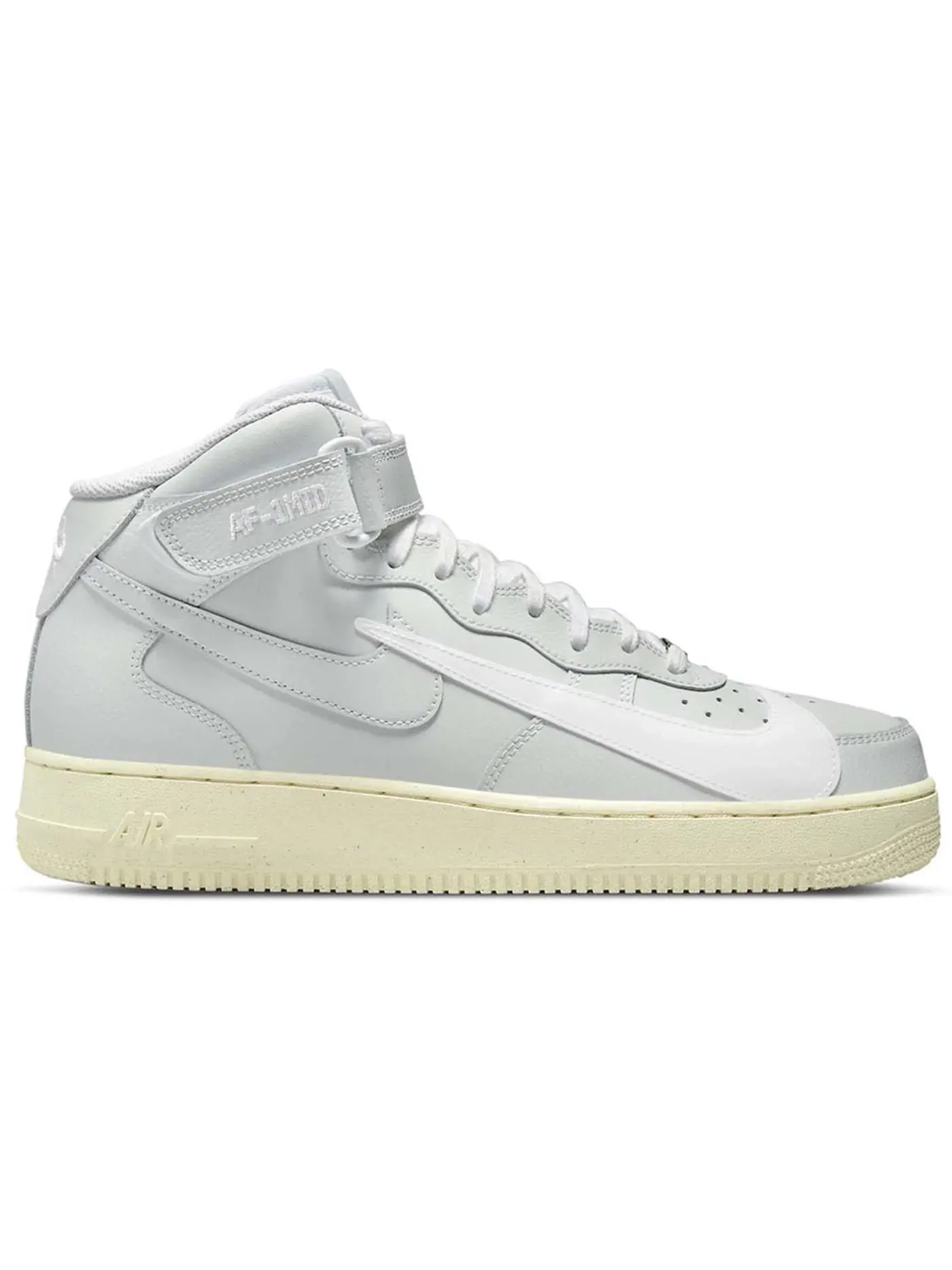 Мужские кроссовки Lifestyle Nike Air Force 1 Mid — изображение 1 из 1, серый/белый