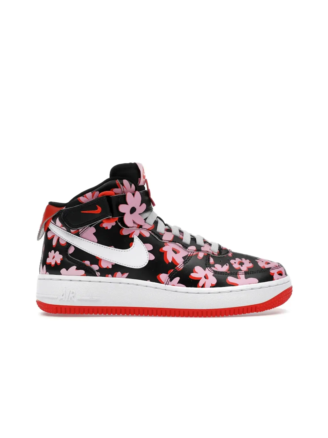 Детские кроссовки Lifestyle с цветочным принтом Nike Air Force 1 Mid EasyOn SE — изображение 1 из 4