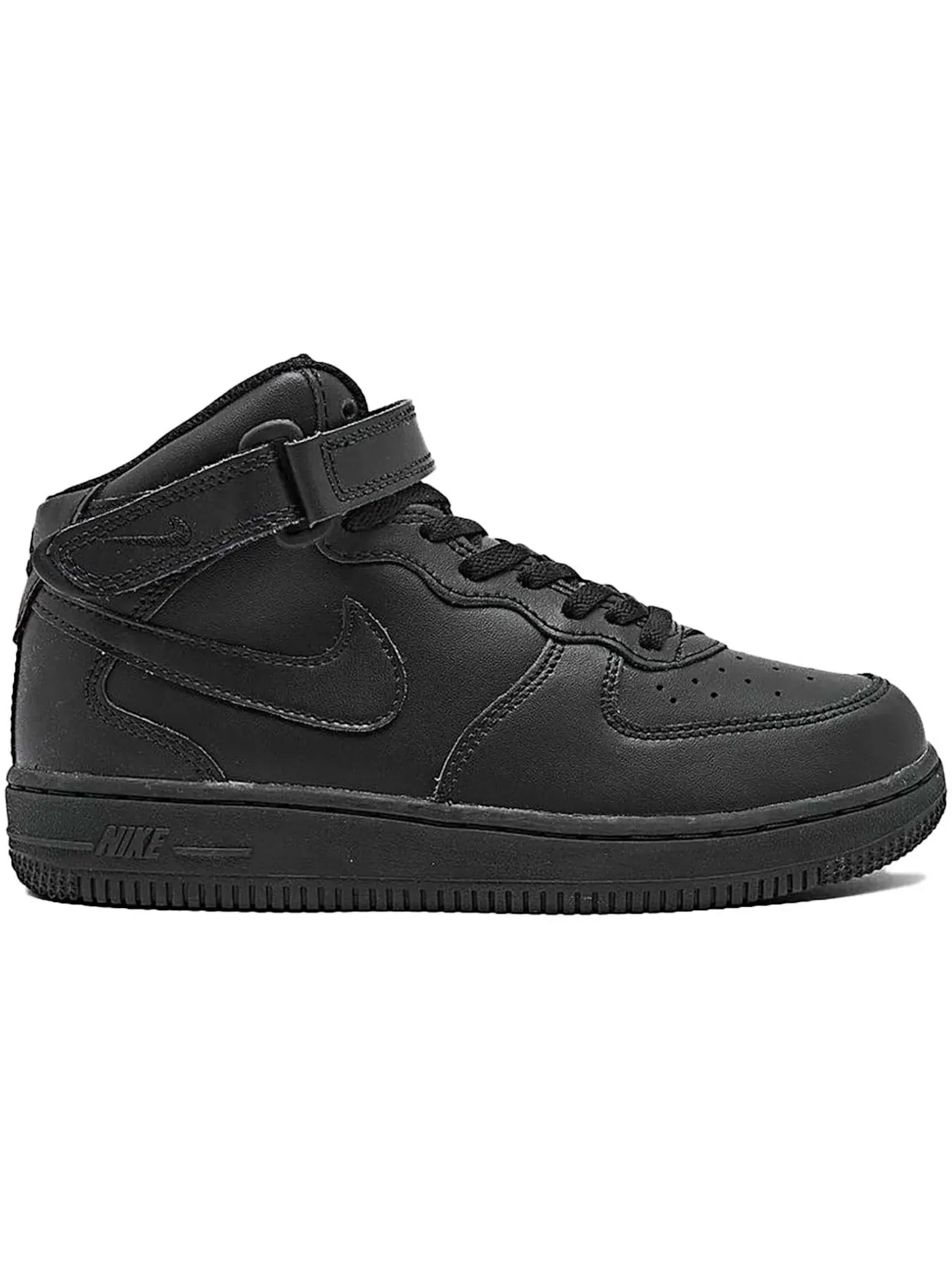 Детские кроссовки Lifestyle Nike Air Force 1 Mid LE — изображение 1 из 1, черный/черный