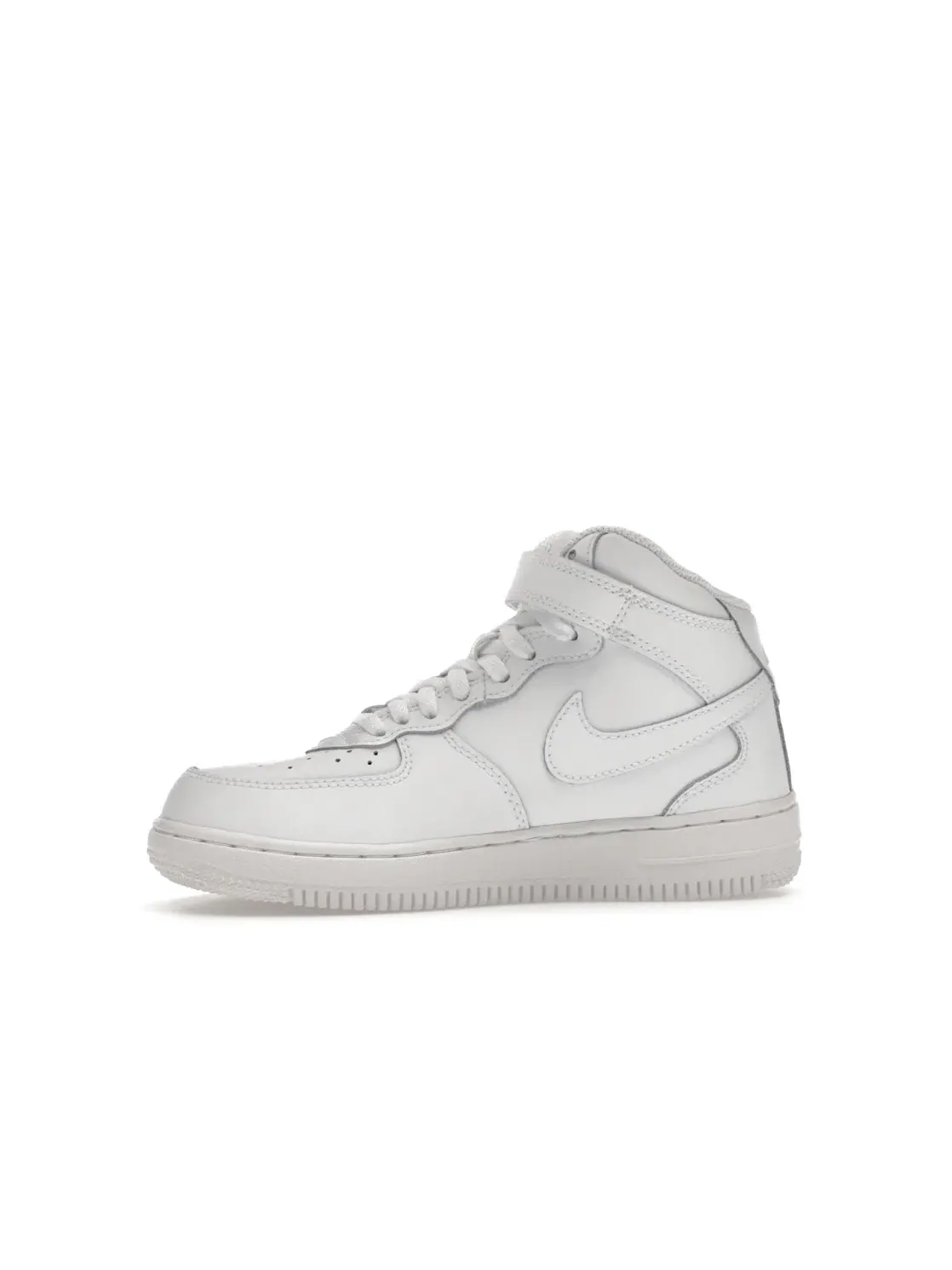 Детские кроссовки Lifestyle Nike Air Force 1 Mid LE — изображение 3 из 4, белый/белый