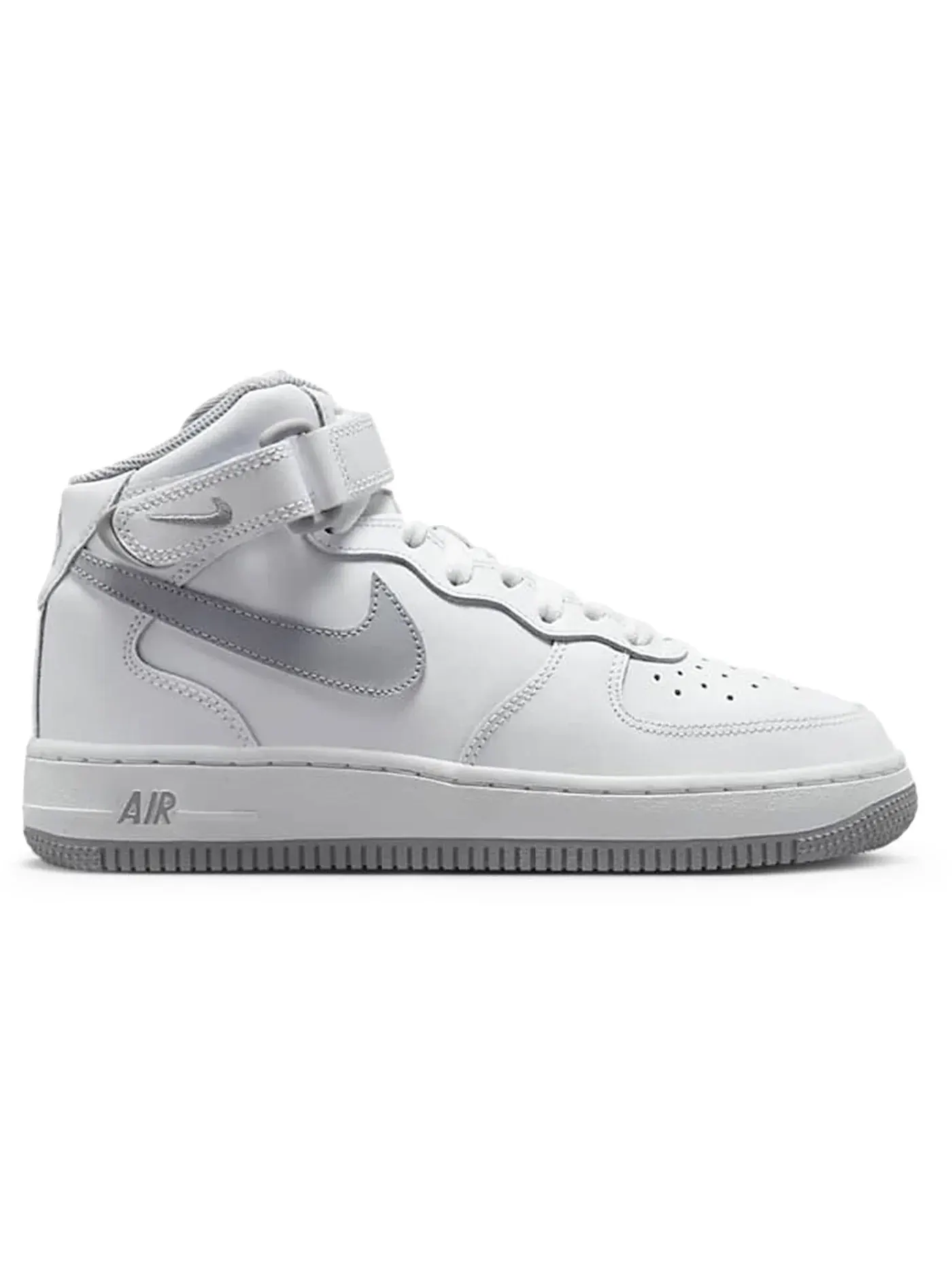 Детские кроссовки Lifestyle Nike Air Force 1 Mid LE — изображение 1 из 1, белый/белый/серый