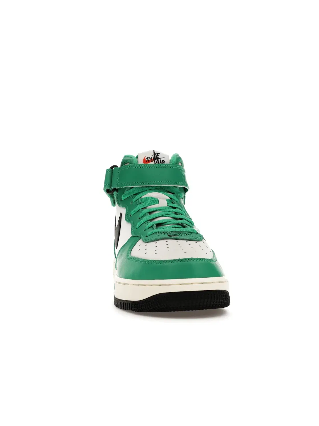 Мужские кроссовки Lifestyle Nike Air Force 1 Mid LV8 Split White Stadium Green — изображение 2 из 4, белый/черный-зеленый