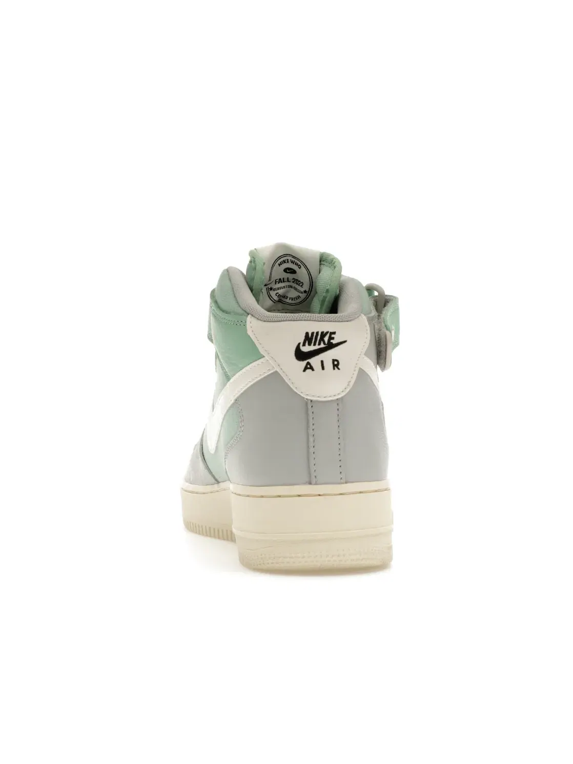 Мужские кроссовки Lifestyle Nike Air Force 1 Mid '07 LX — изображение 4 из 4, серый//зеленый/оранжевый