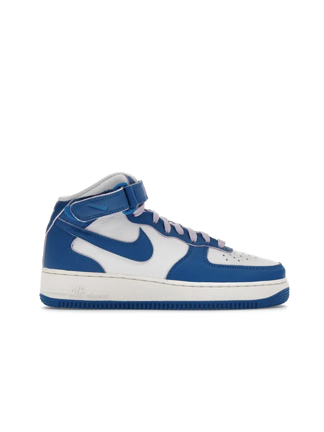 Женские кроссовки Lifestyle Nike Air Force 1 Mid — изображение 1 из 4, белый/синий