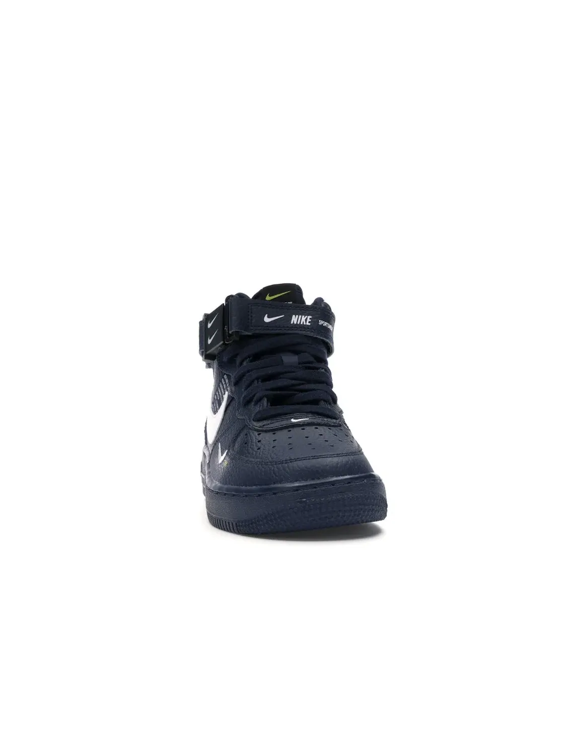 Детские кроссовки Lifestyle Nike Air Force 1 Mid — изображение 2 из 4, желтый-белый