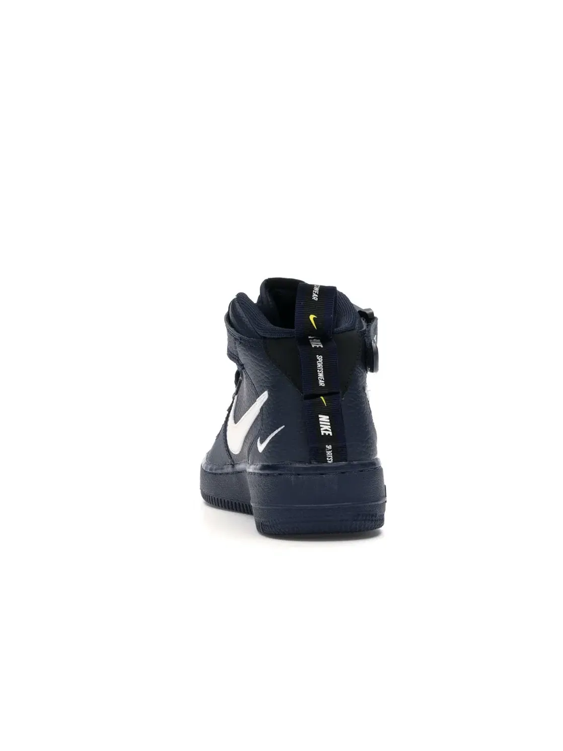 Детские кроссовки Lifestyle Nike Air Force 1 Mid — изображение 4 из 4, желтый-белый